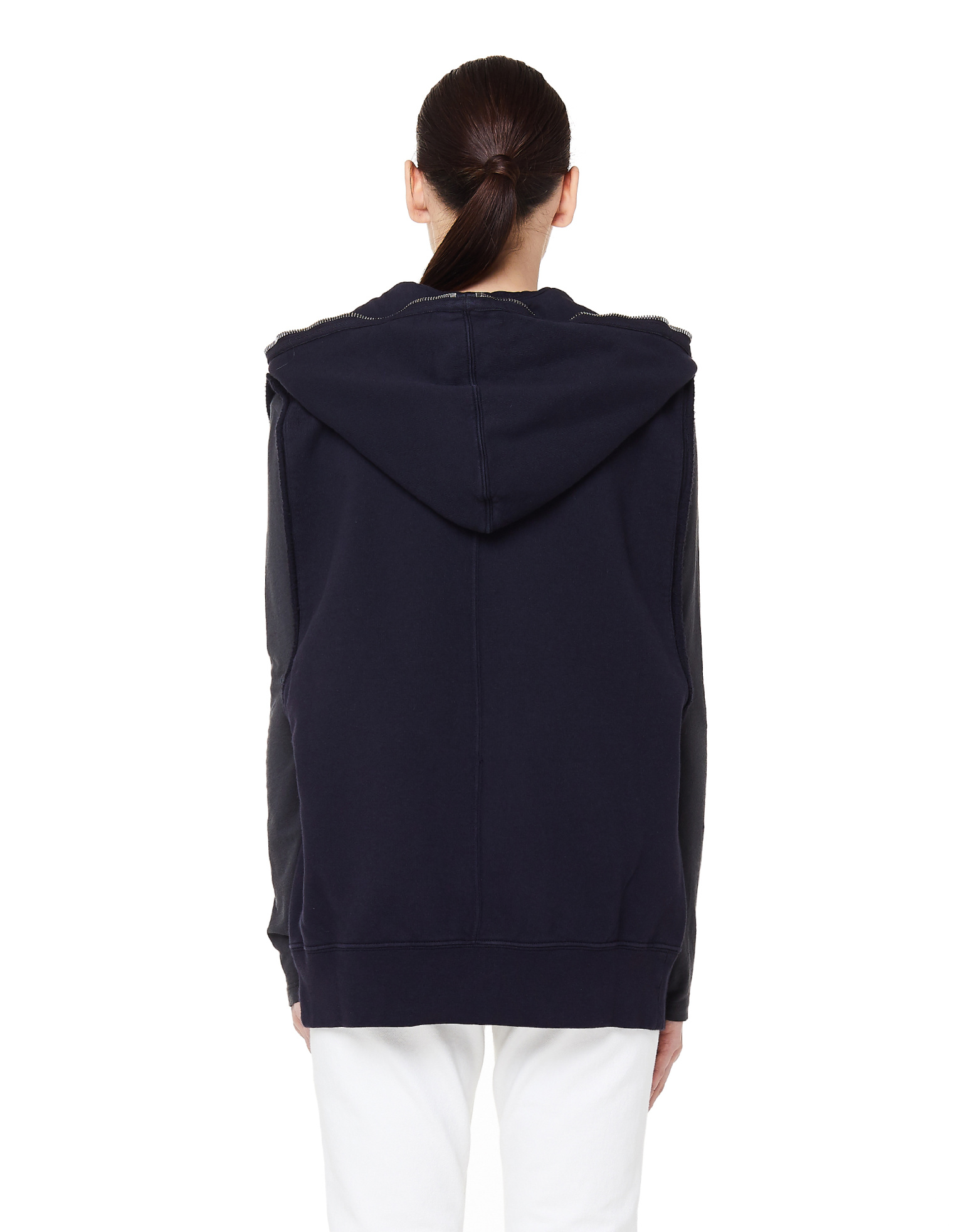 DRKSHDW by Rick Owens Хлопковое худи без рукавов