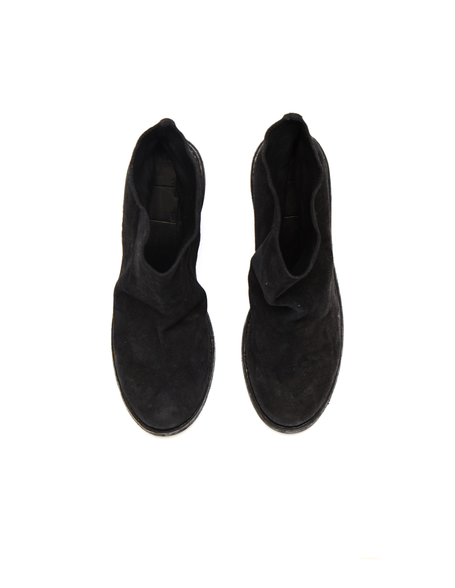 Guidi Wedge Heel Suede Ankle Boots