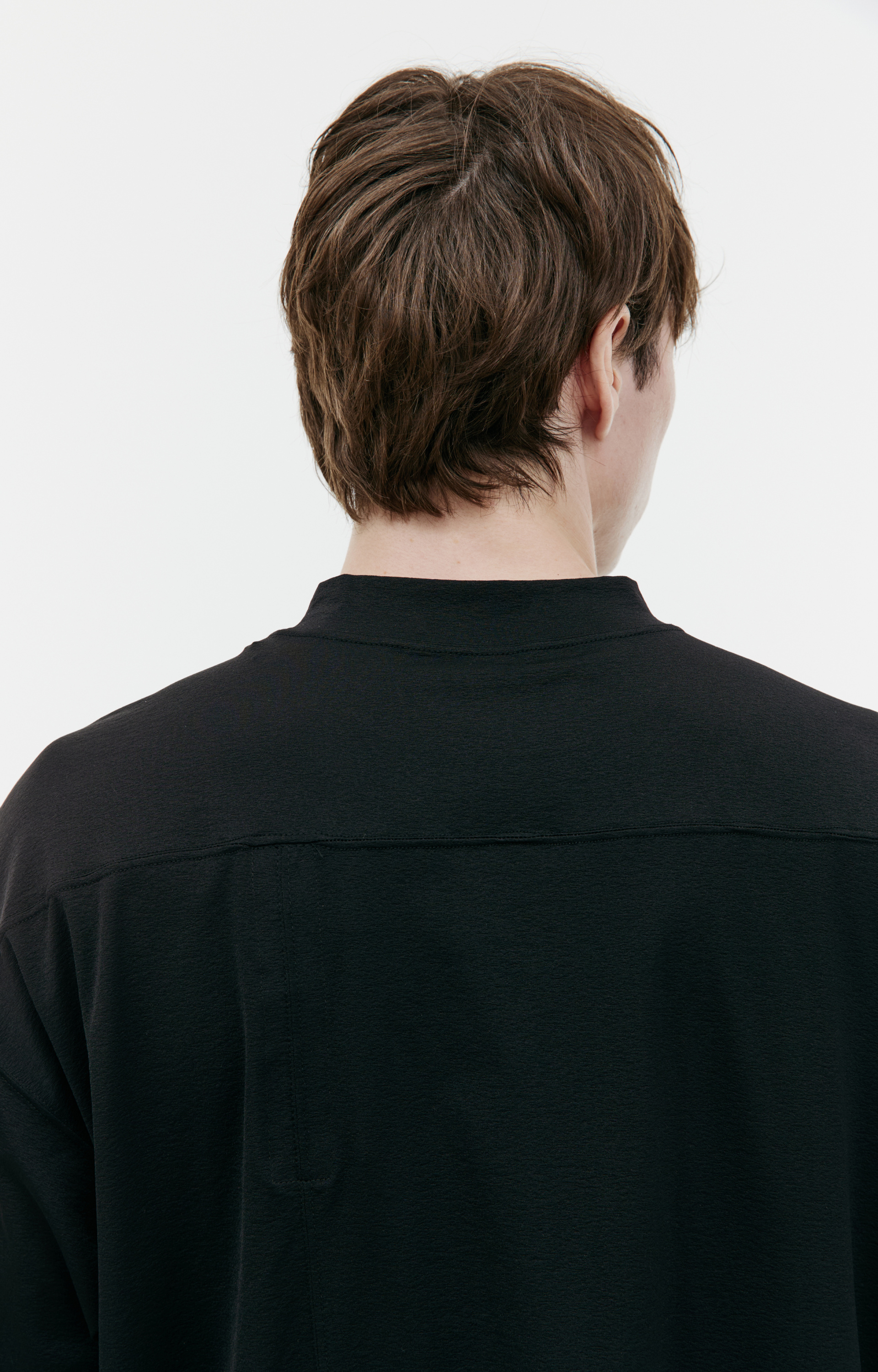 The Viridi-Anne Black asymmetrical t-shirt