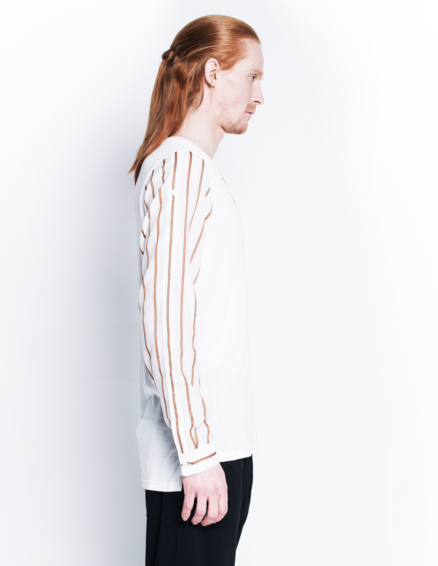 Ann Demeulemeester Long sleeve henley shirt