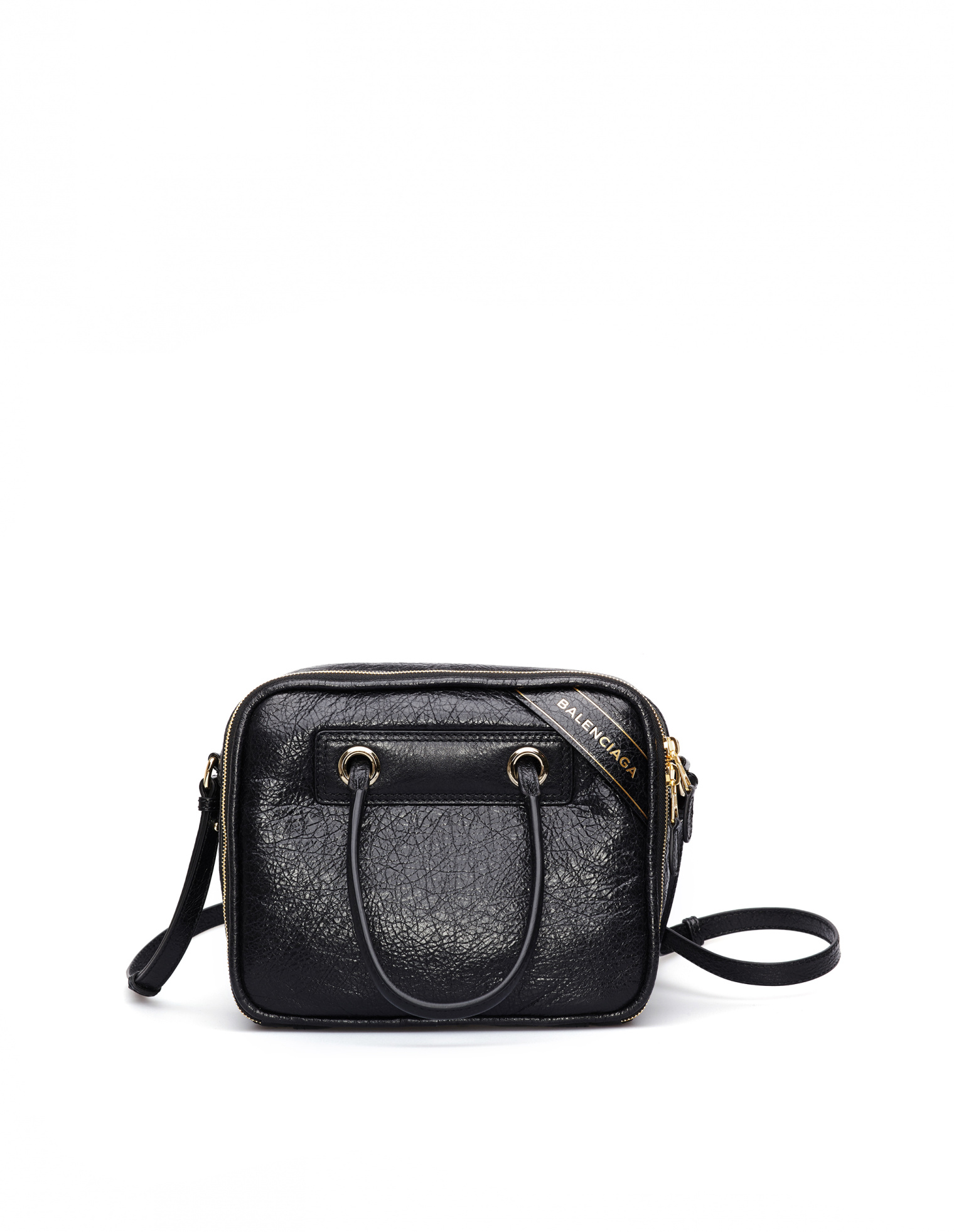 Balenciaga Blanket Square S leather bag
