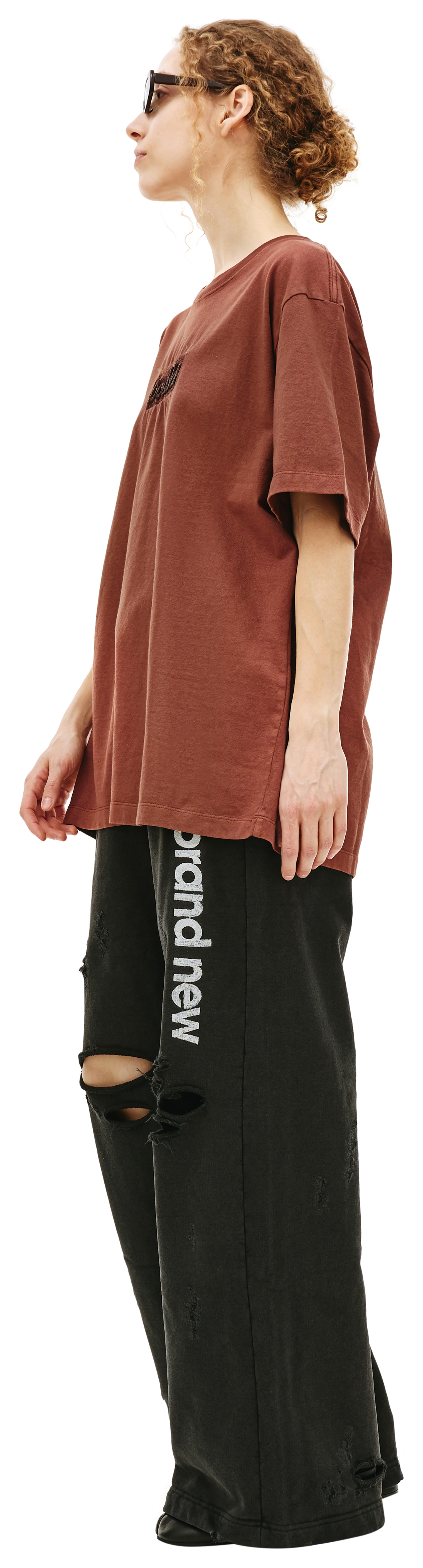 Doublet Logo embroidered t-shirt