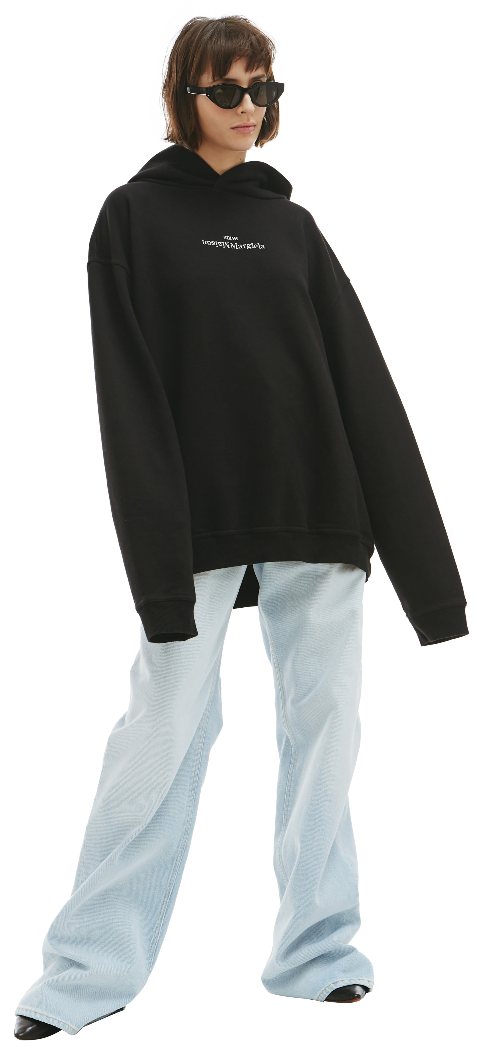 Maison Margiela Logo Cotton Hoodie