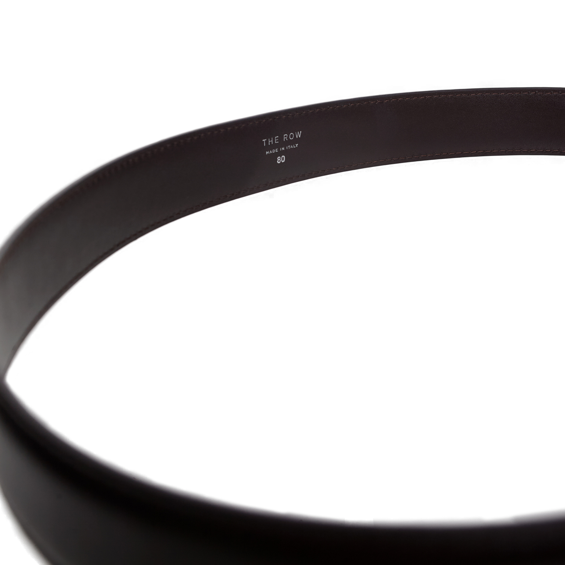 The Row Brown leather belt