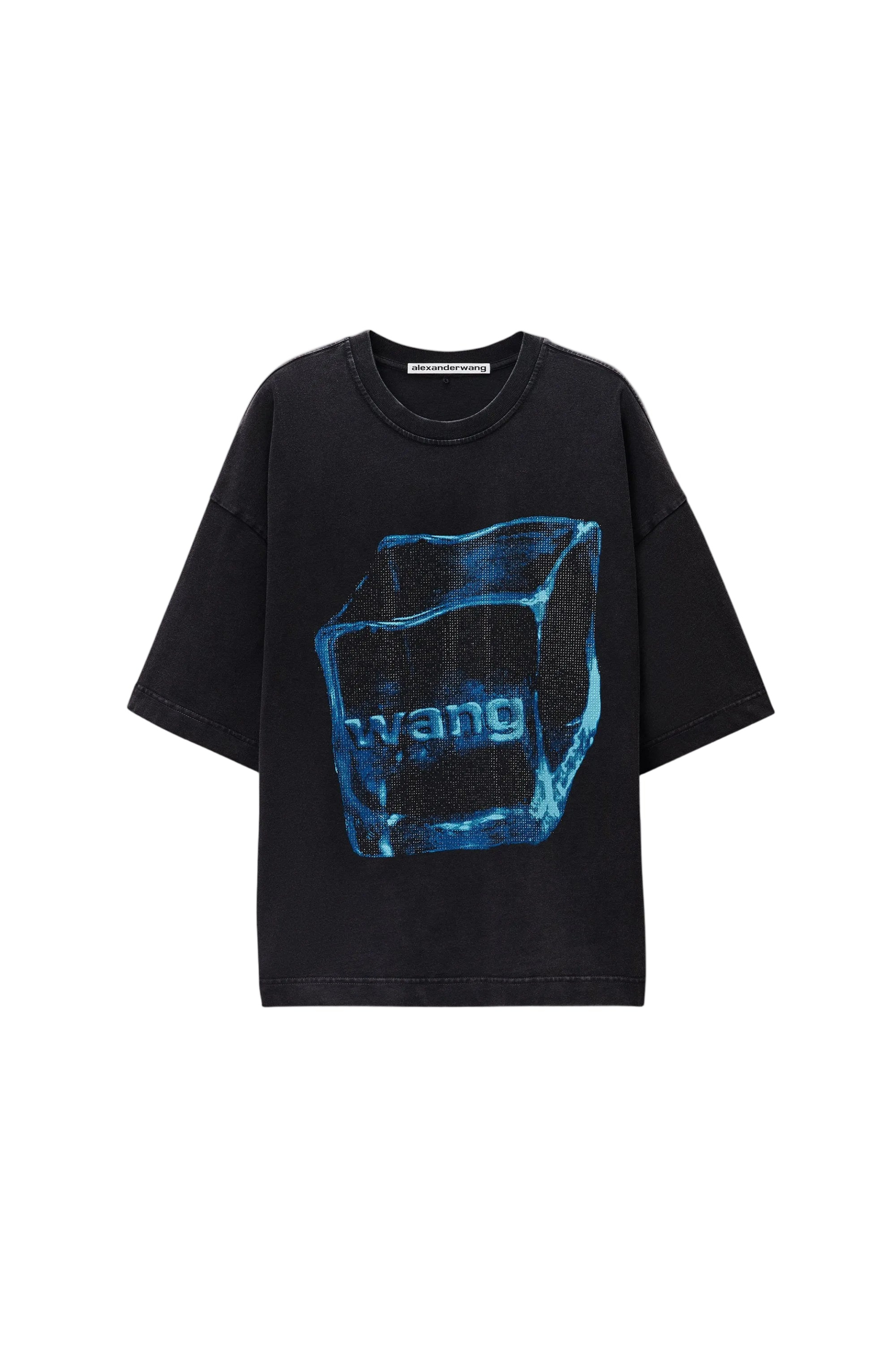 Alexander Wang Short Sleeve Tee W/ Hotfix Graphic