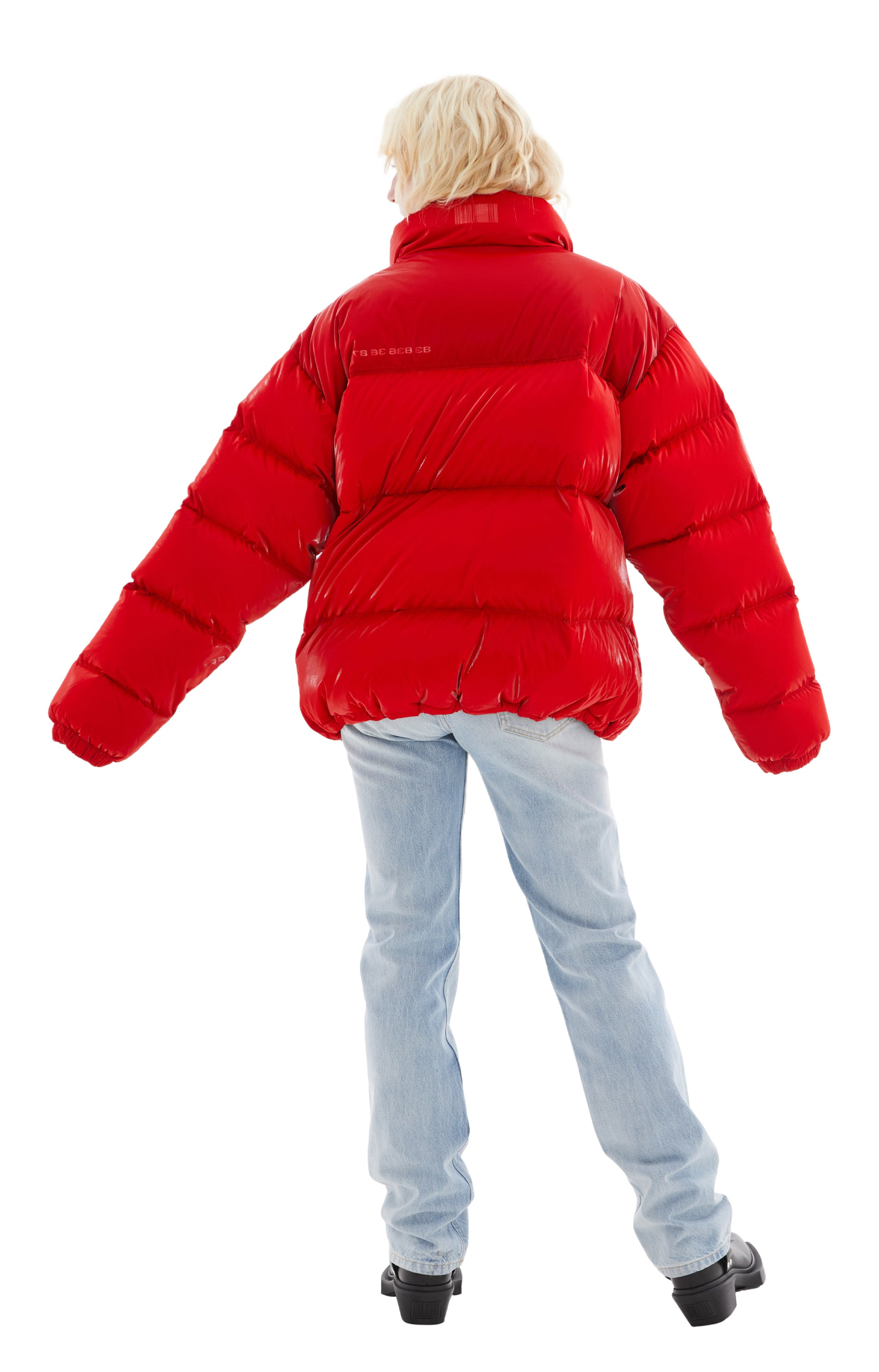 VTMNTS Red Laquer Puffer Jacket