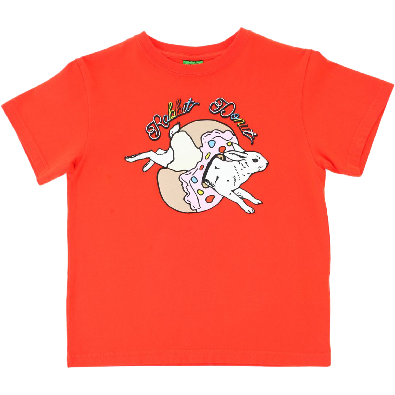 Buy Undercover men orange kids rabbit donut t-shirt for $130