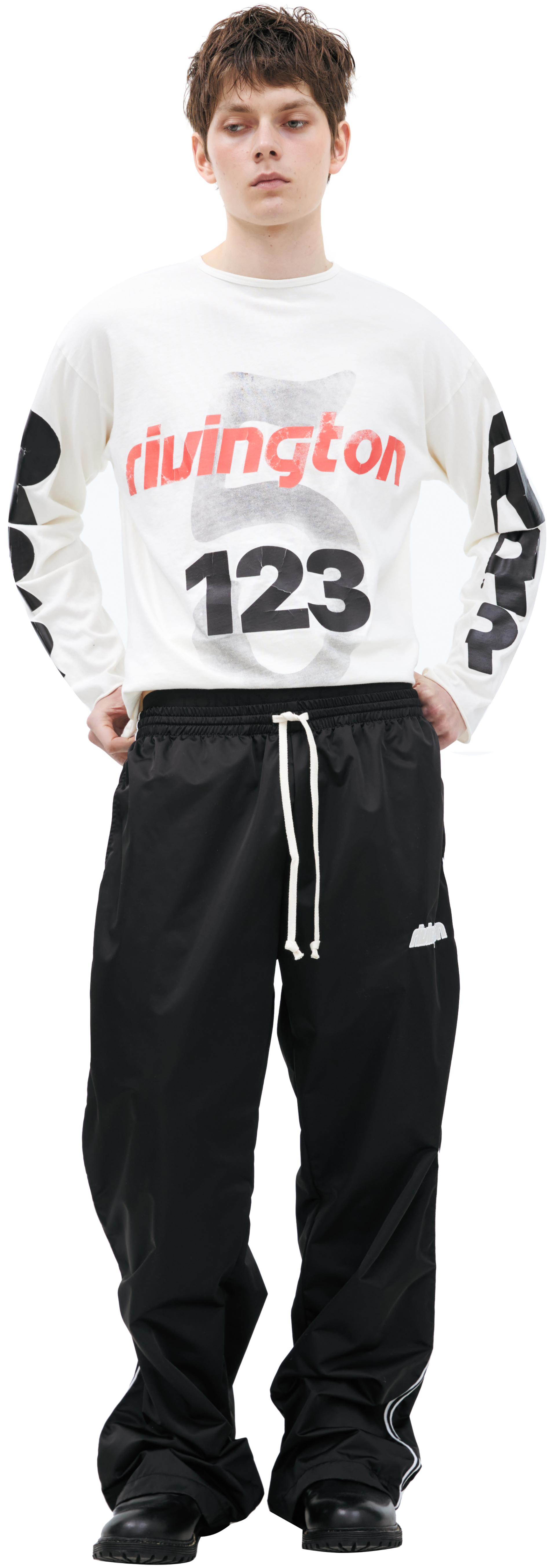 RRR123 Sweatpants with logo