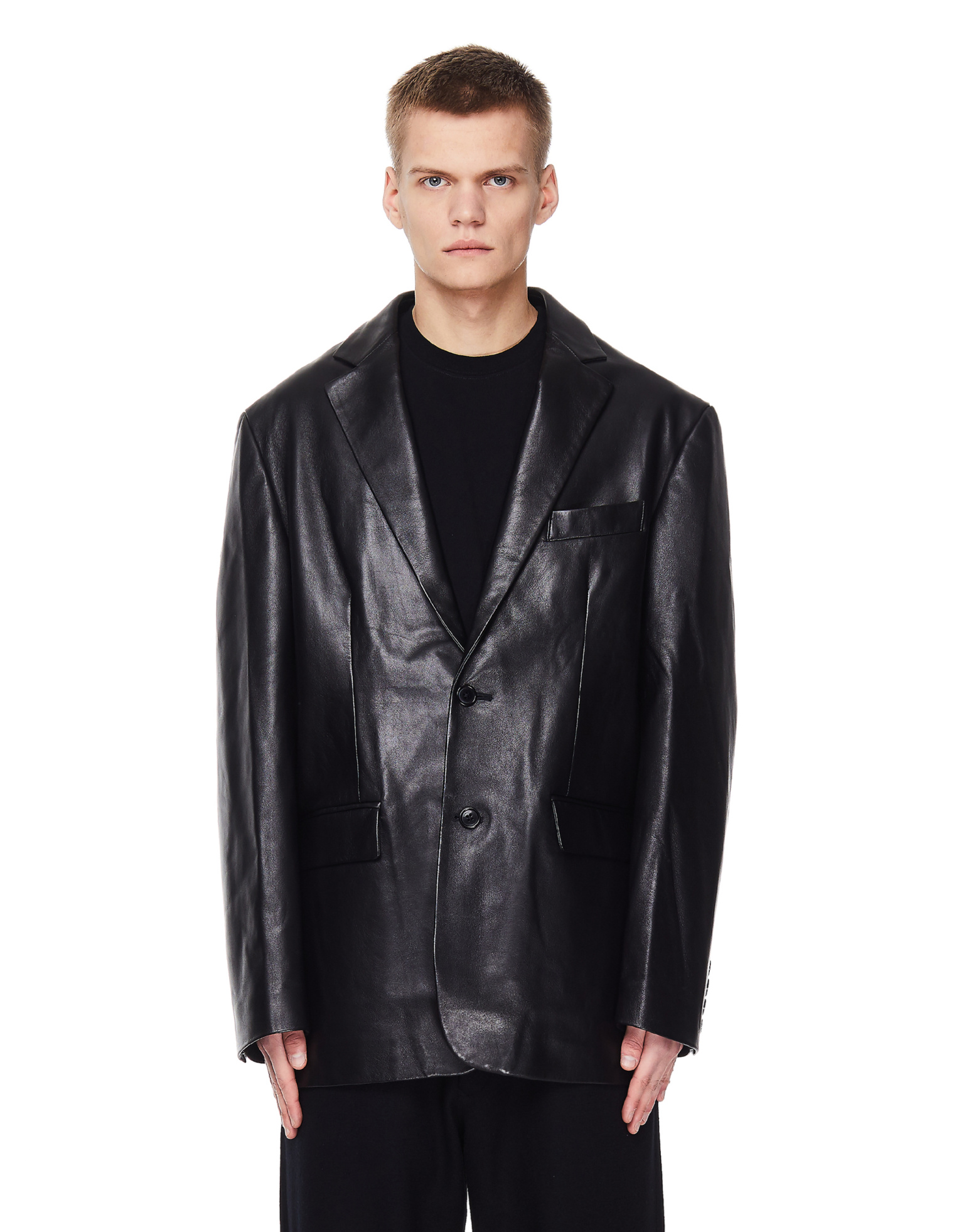 VETEMENTS Кожаный пиджак