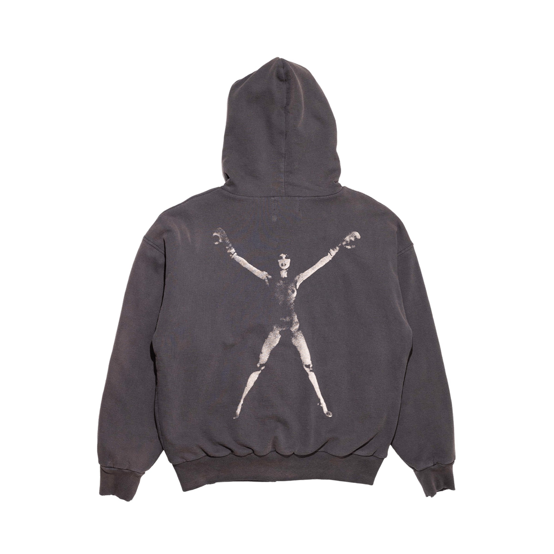 Enfants Riches Déprimés Stretched Out Thermal Lined Zip Up Hoodie