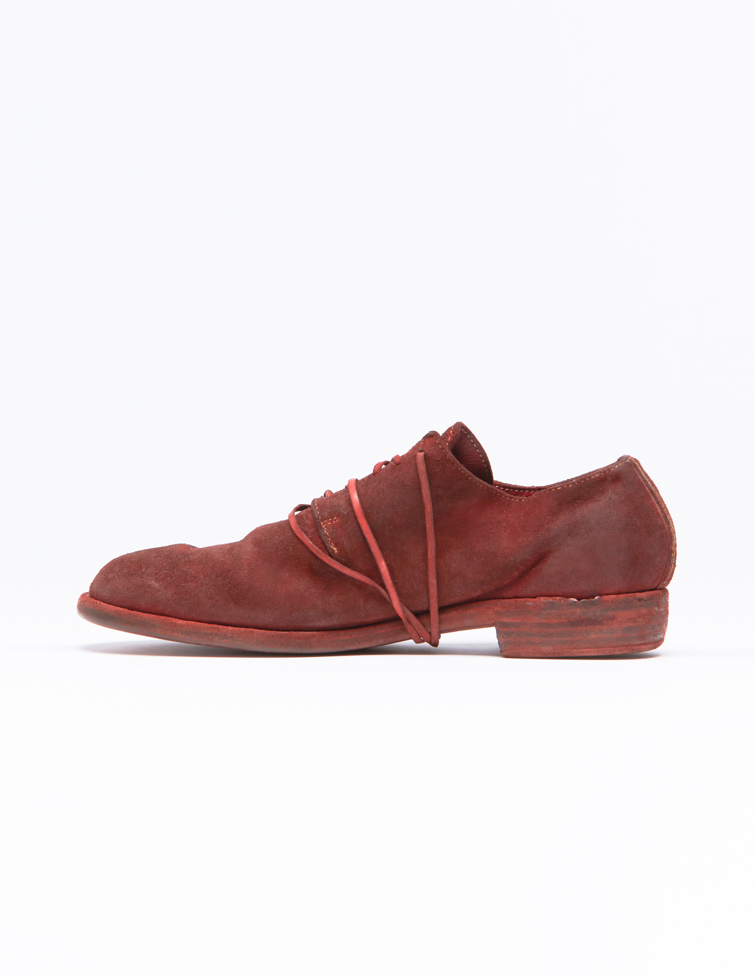 Guidi Reverse leather lace-up boots