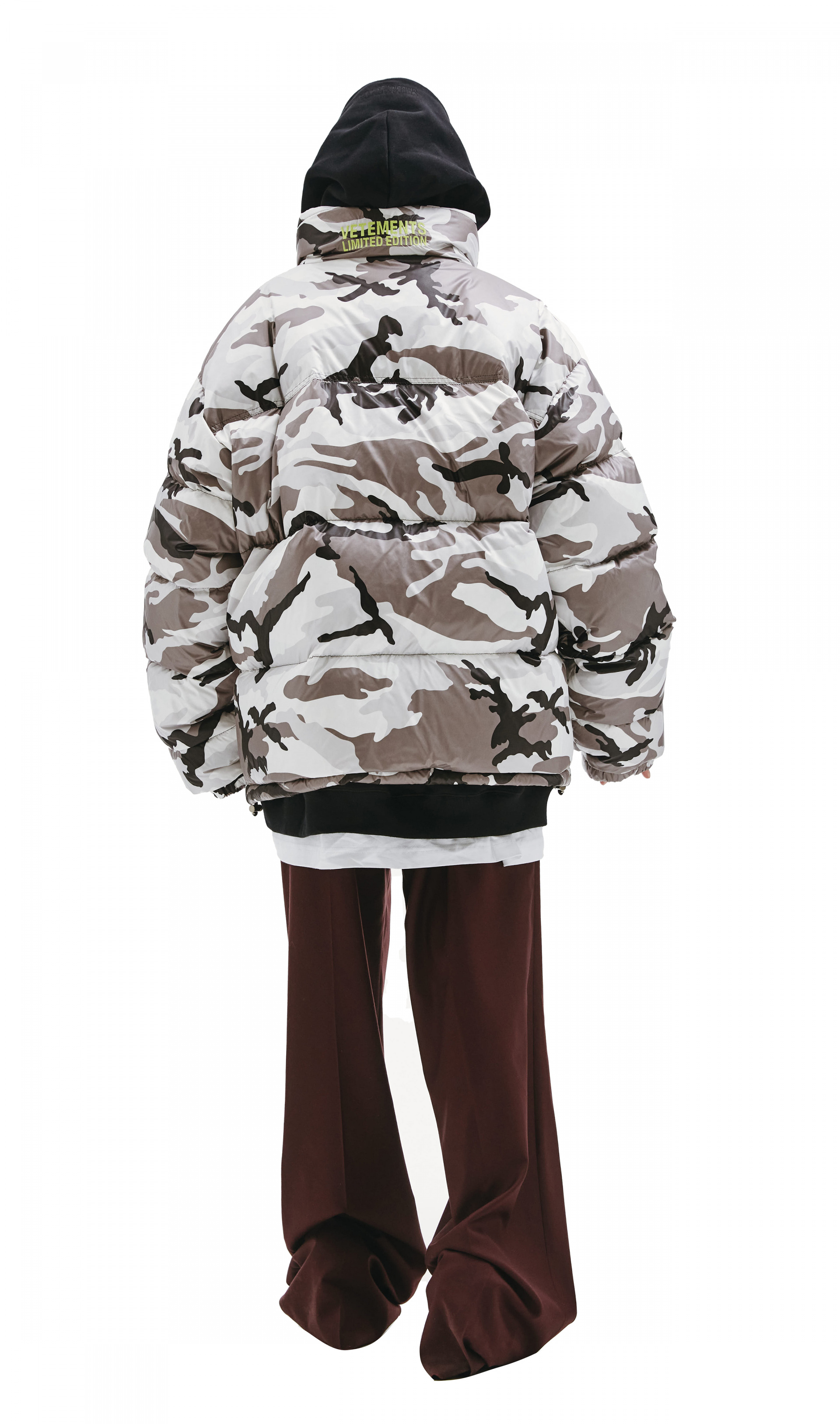 VETEMENTS Camouflage down jacket