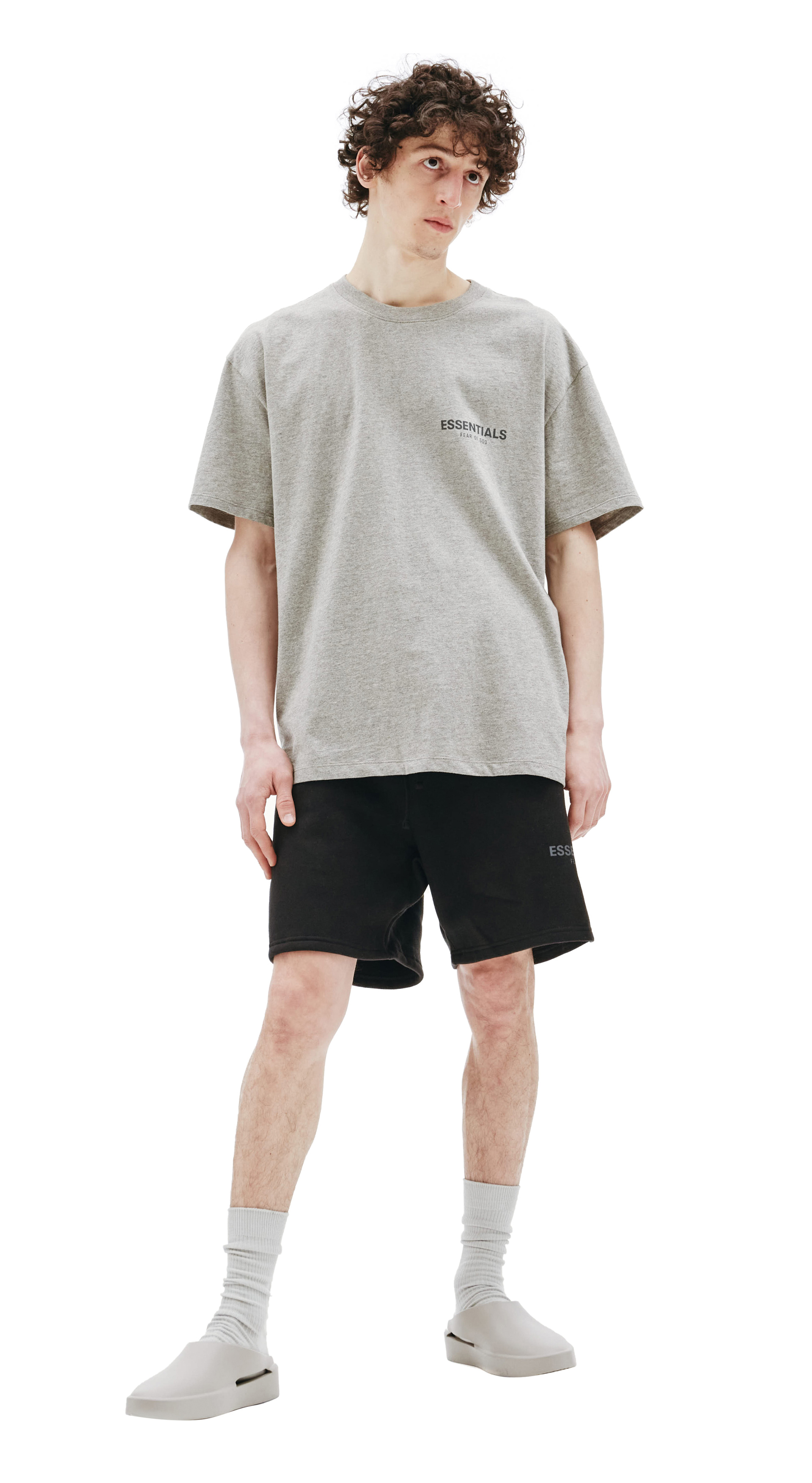 Fear of God Essentials Logo Oversized Cotton T-shirt