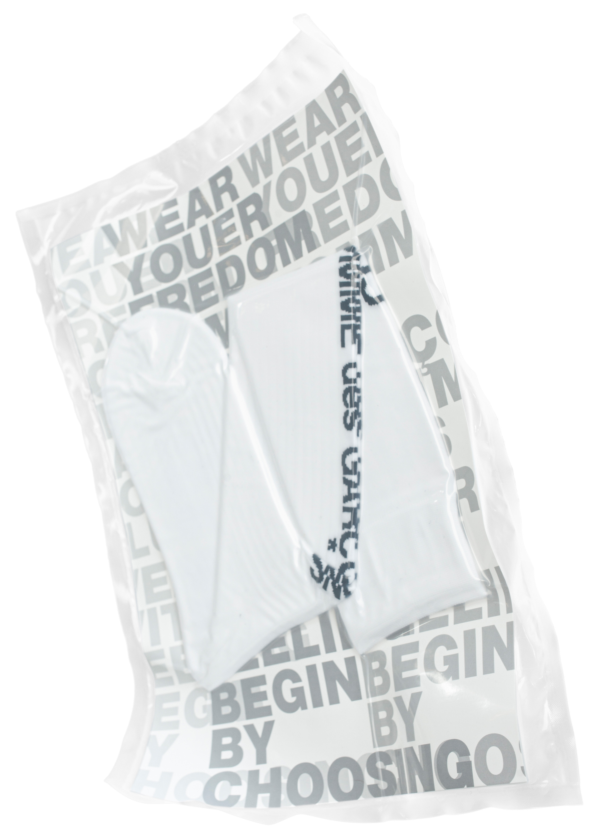 Comme des Garcons High logo socks