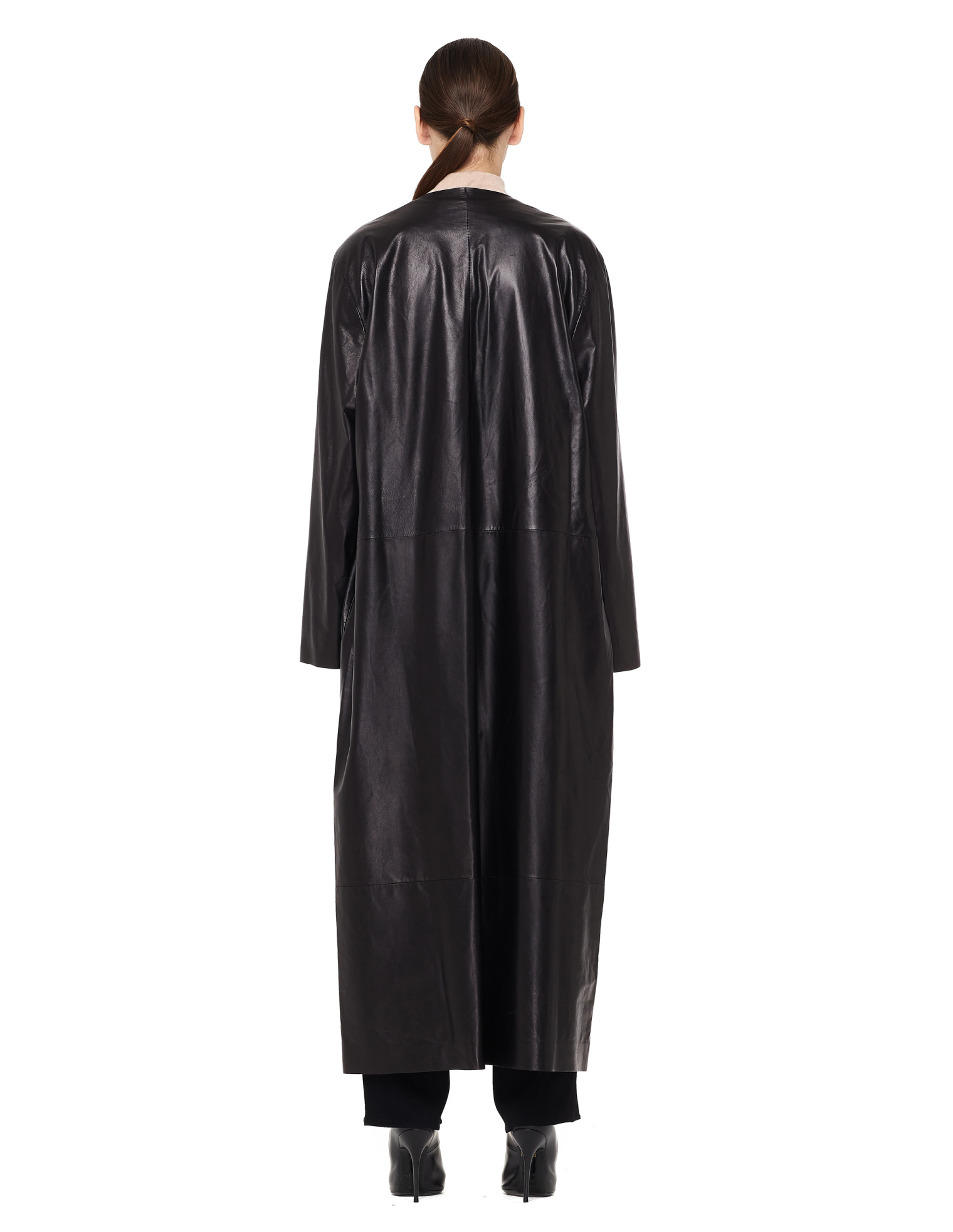 The Row Leather coat