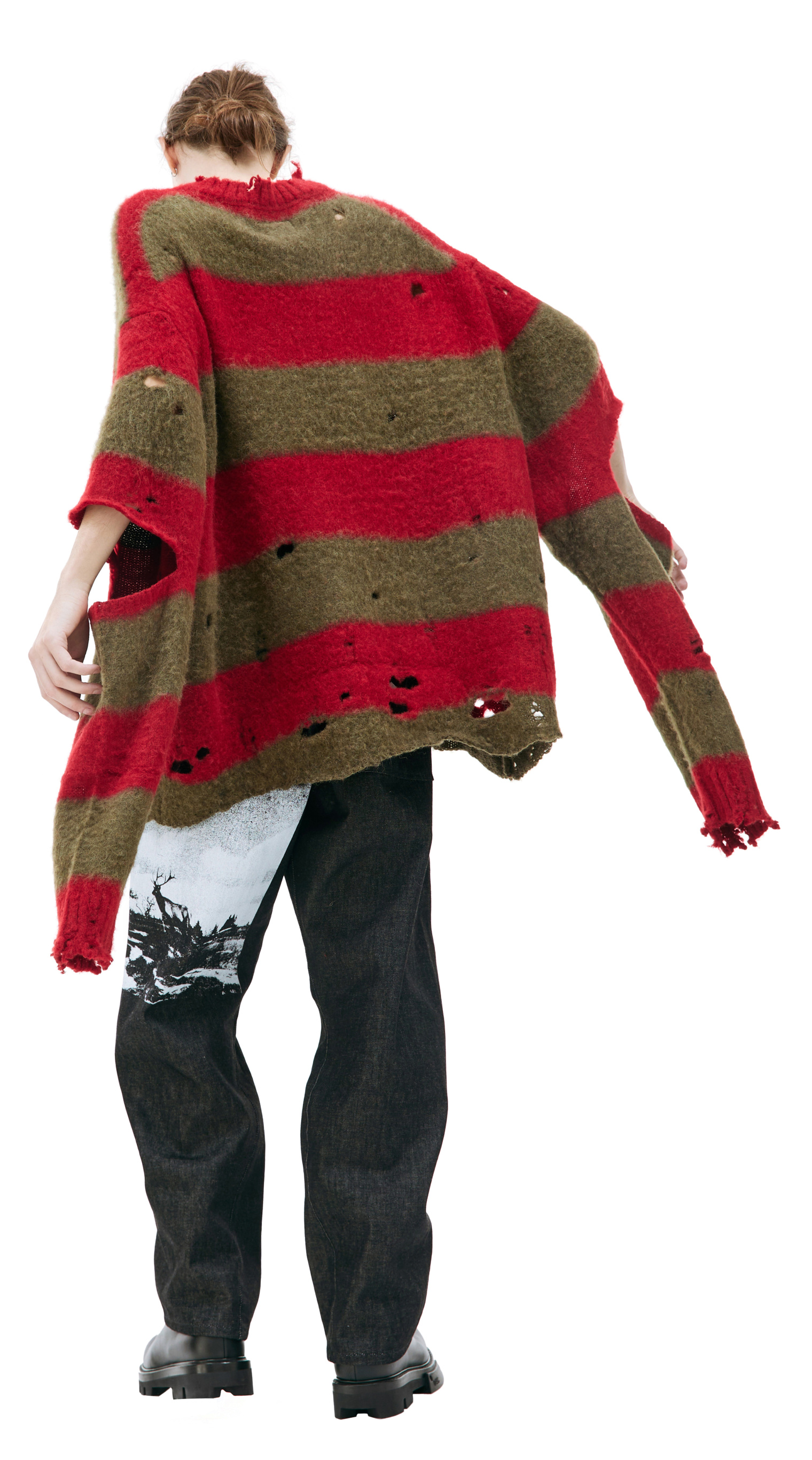 Doublet Stripe oversized sweater