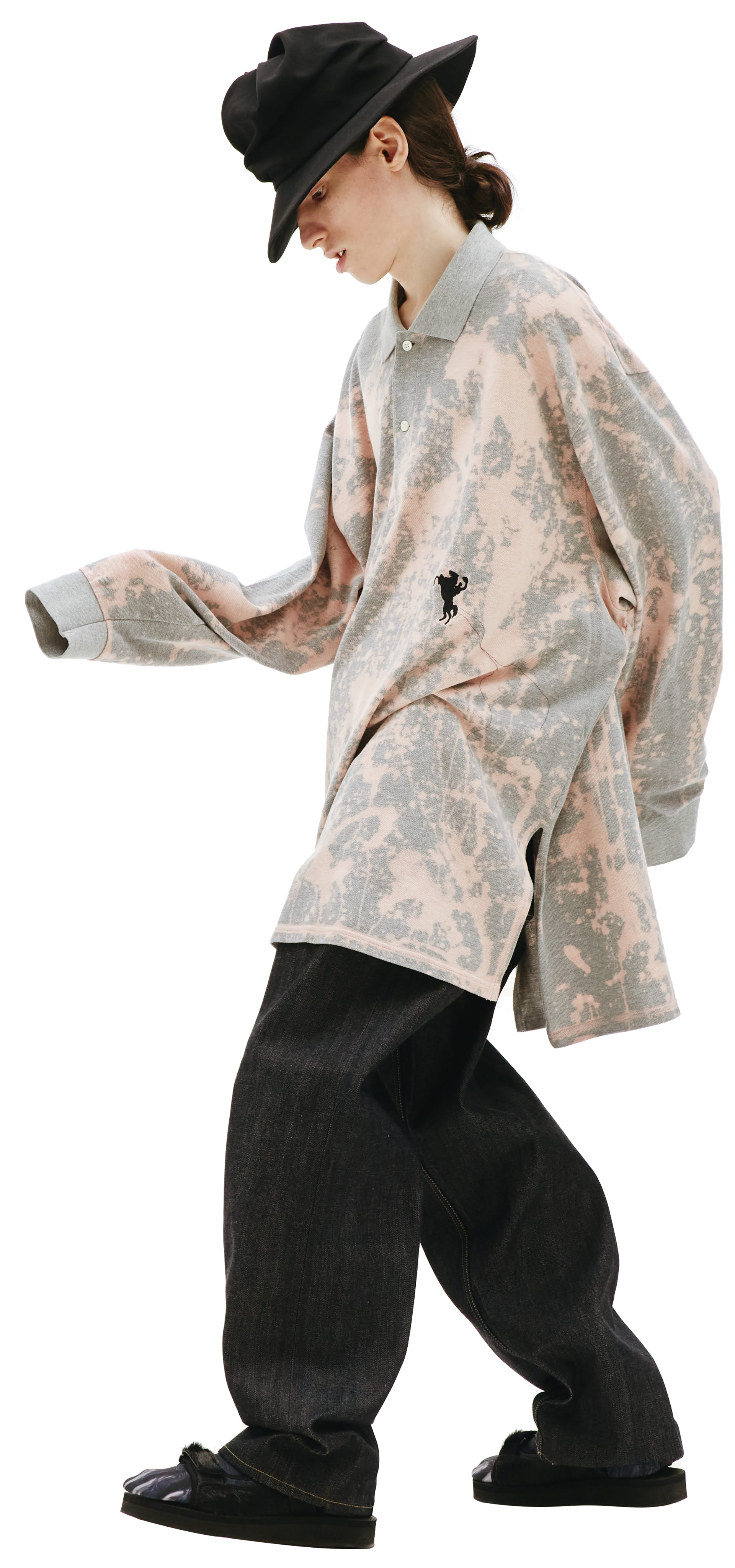 Doublet Bleached polo shirt