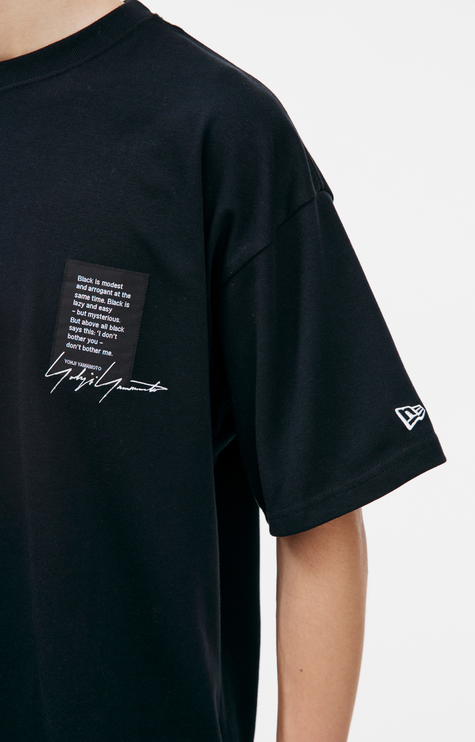 Yohji Yamamoto x New Era logo T-shirt