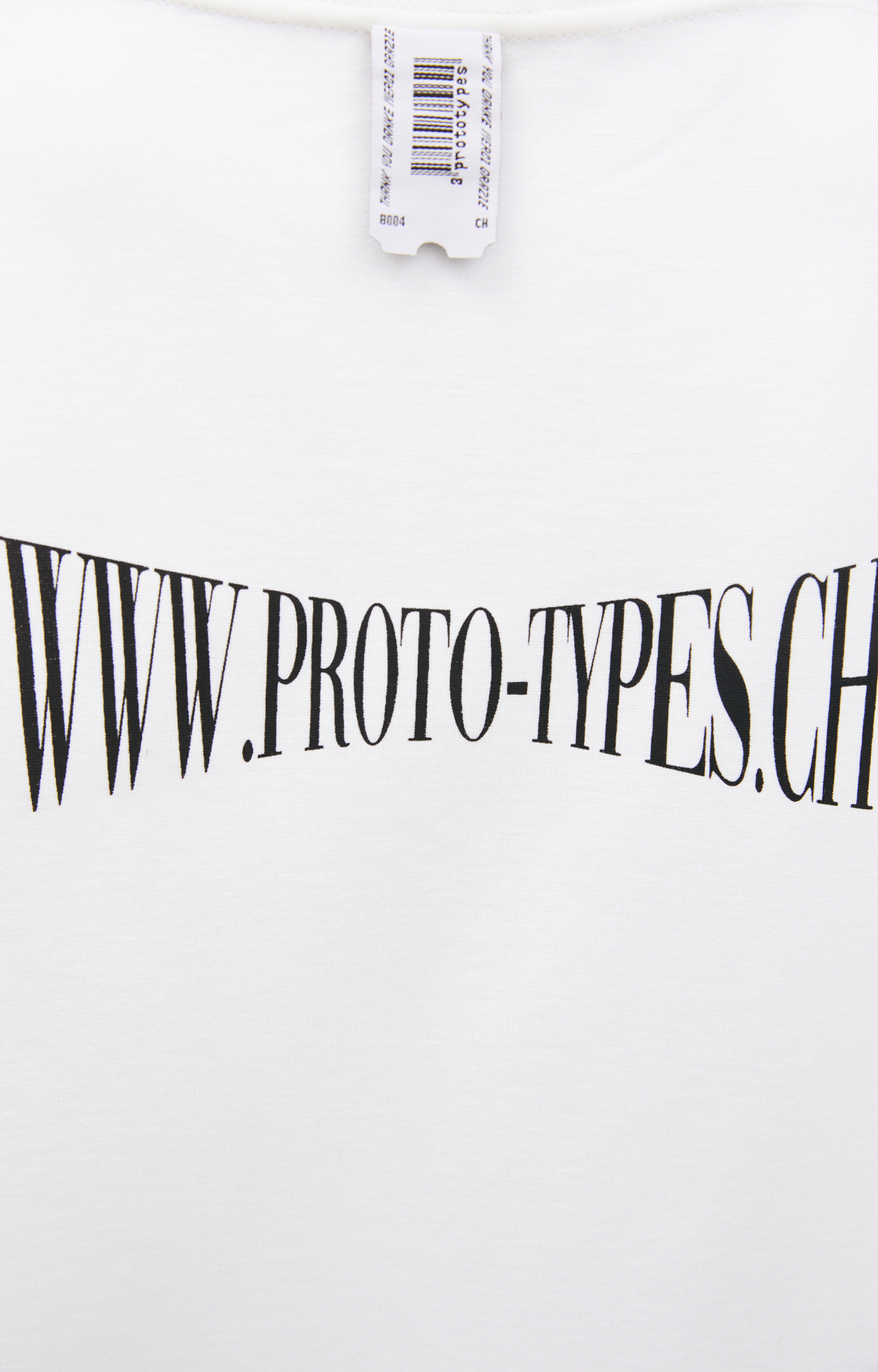 PROTOTYPES Two-color print T-shirt