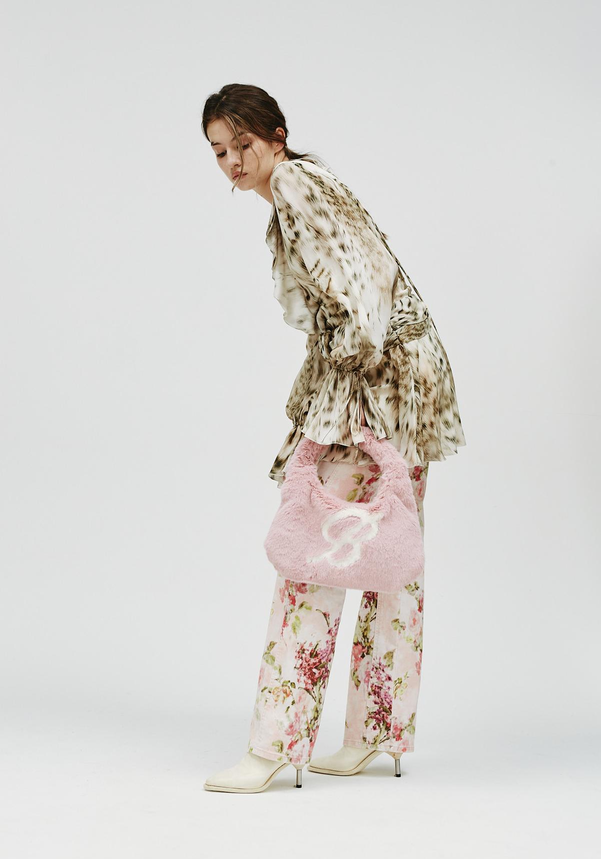 Blumarine Faux-fur shoulder bag