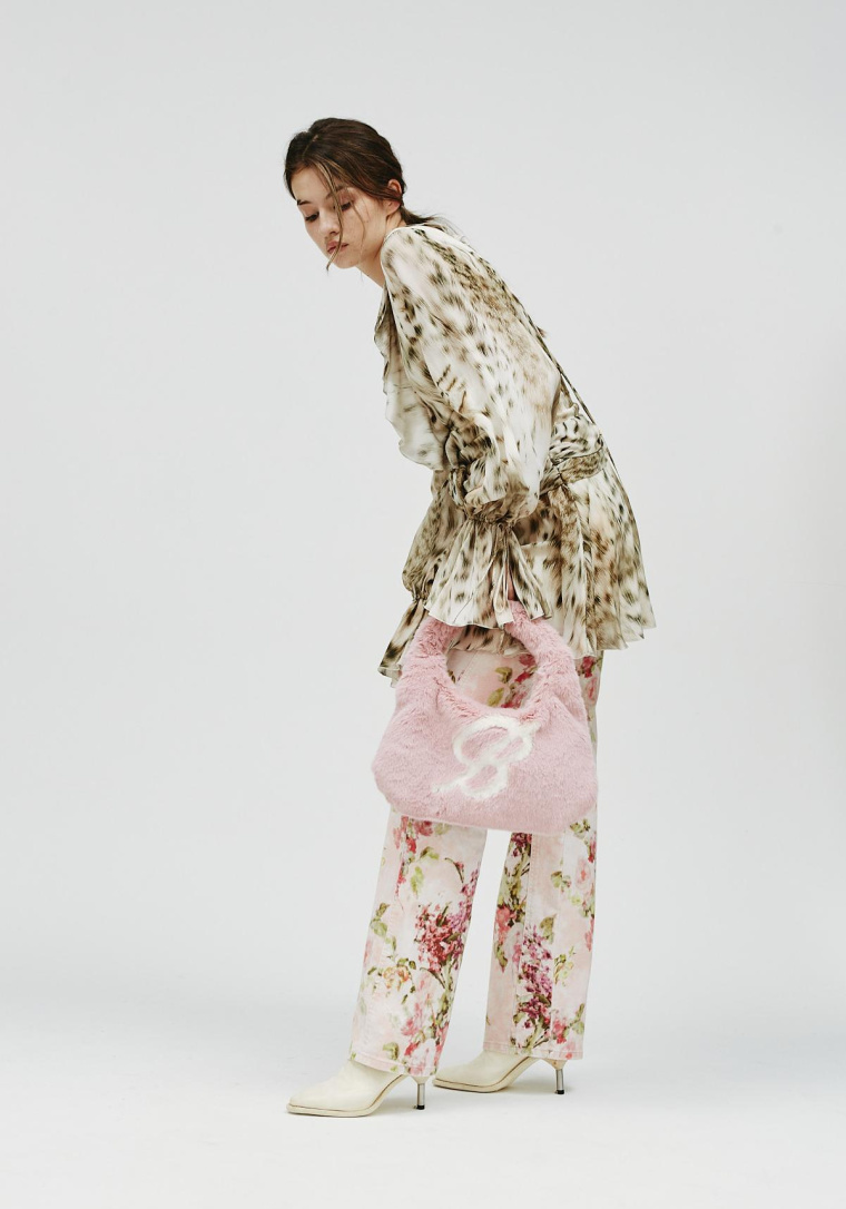 Blumarine Faux-fur shoulder bag