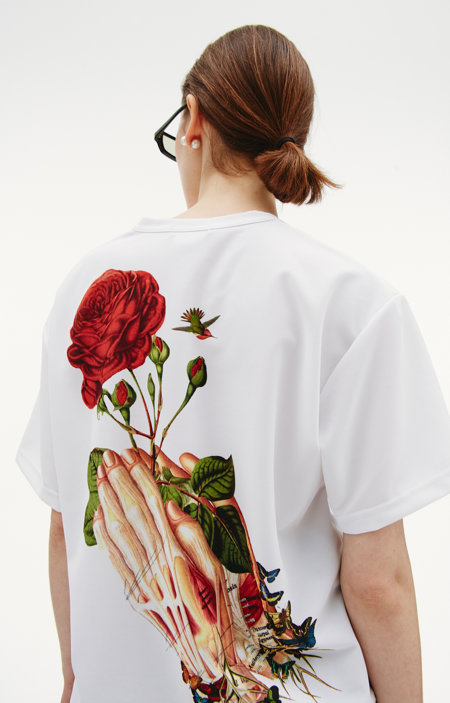 Comme des Garcons Homme plus White printed t-shirt