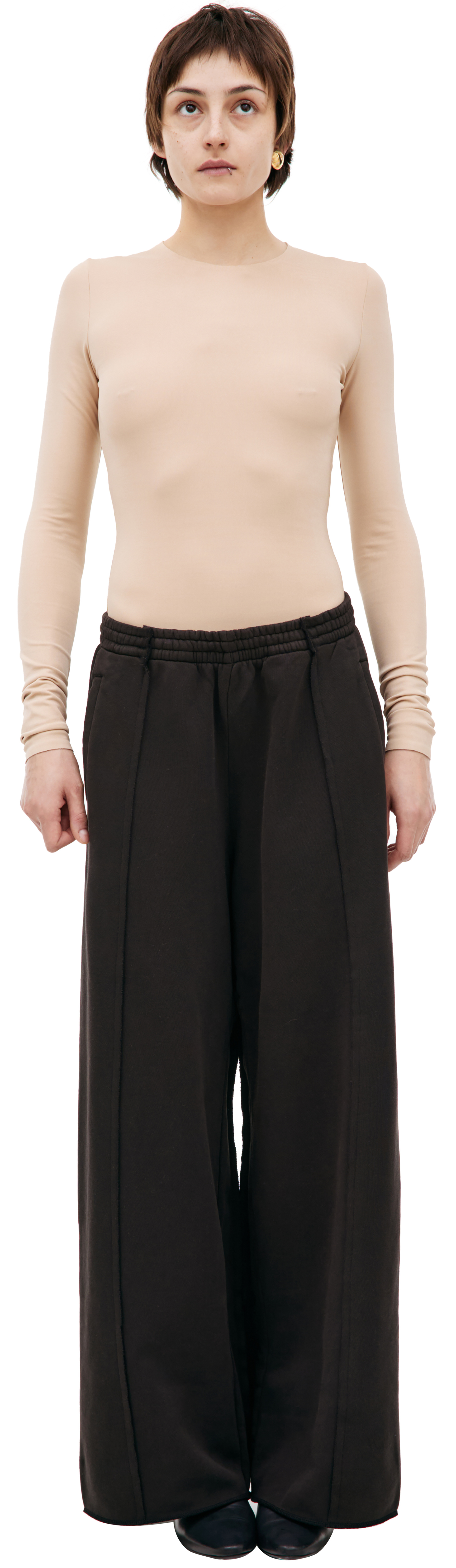 Maison Margiela Beige long-sleeve bodysuit