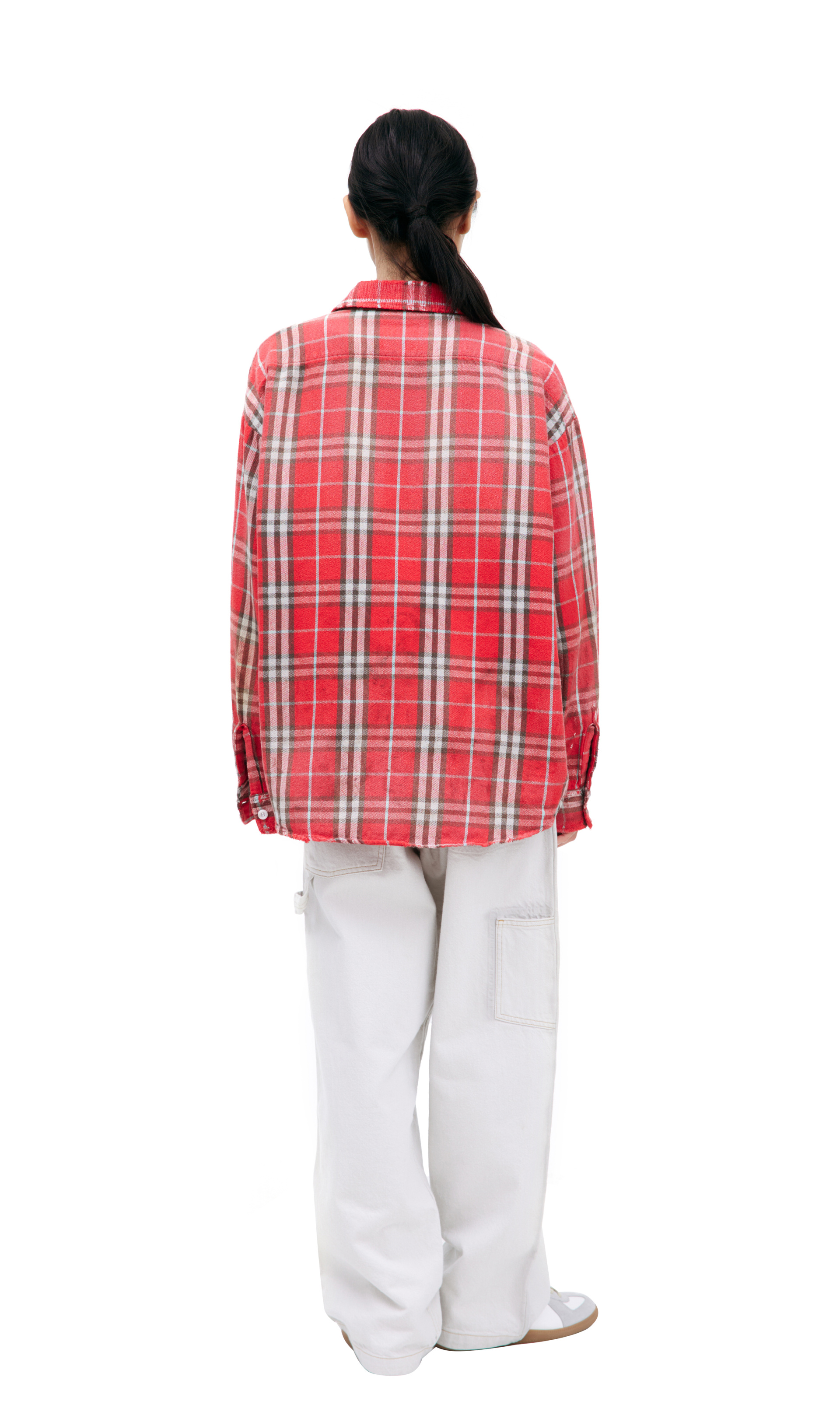 Saint Mxxxxxx Red plaid shirt