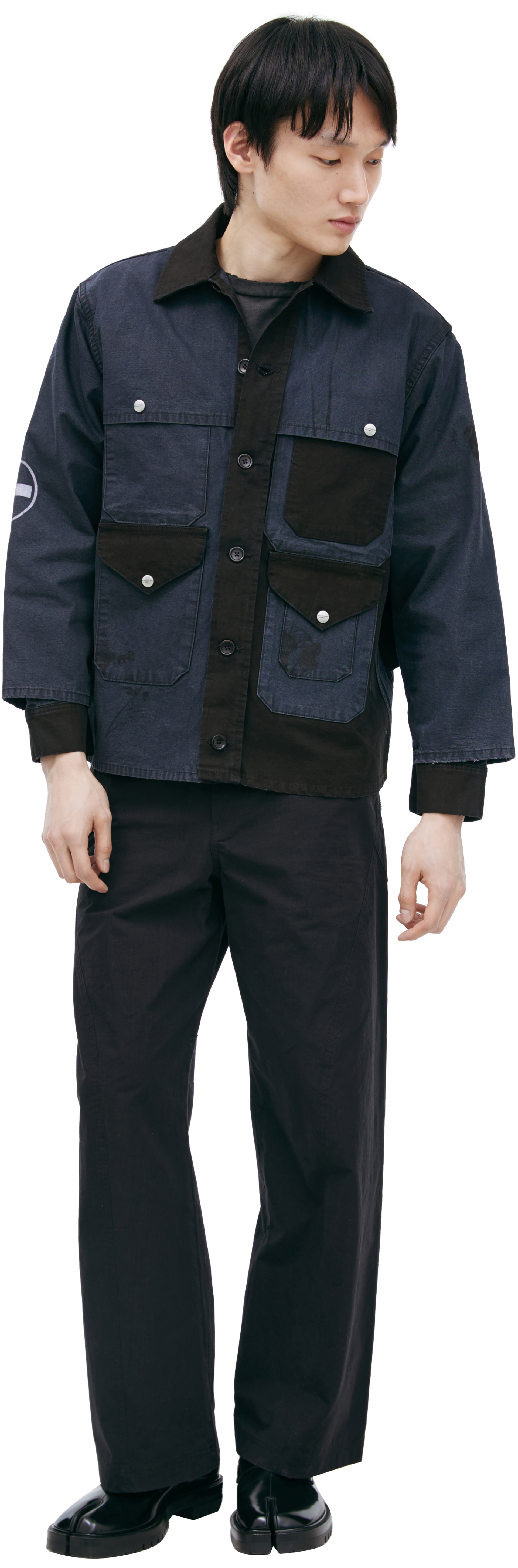 Enfants Riches Déprimés Denim jacket with patch pockets