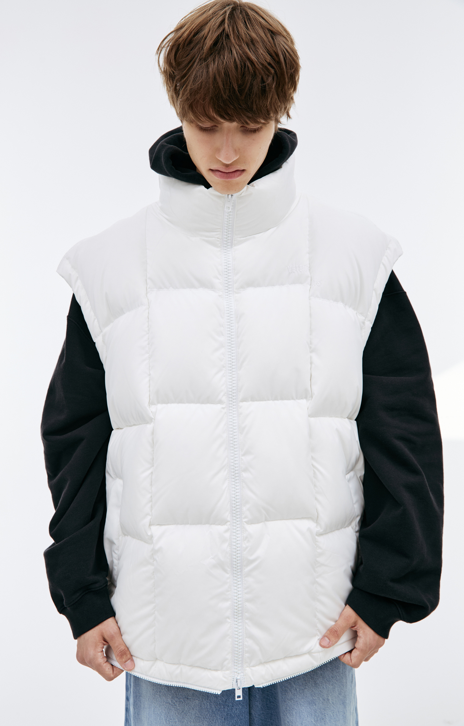 VETEMENTS White down vest