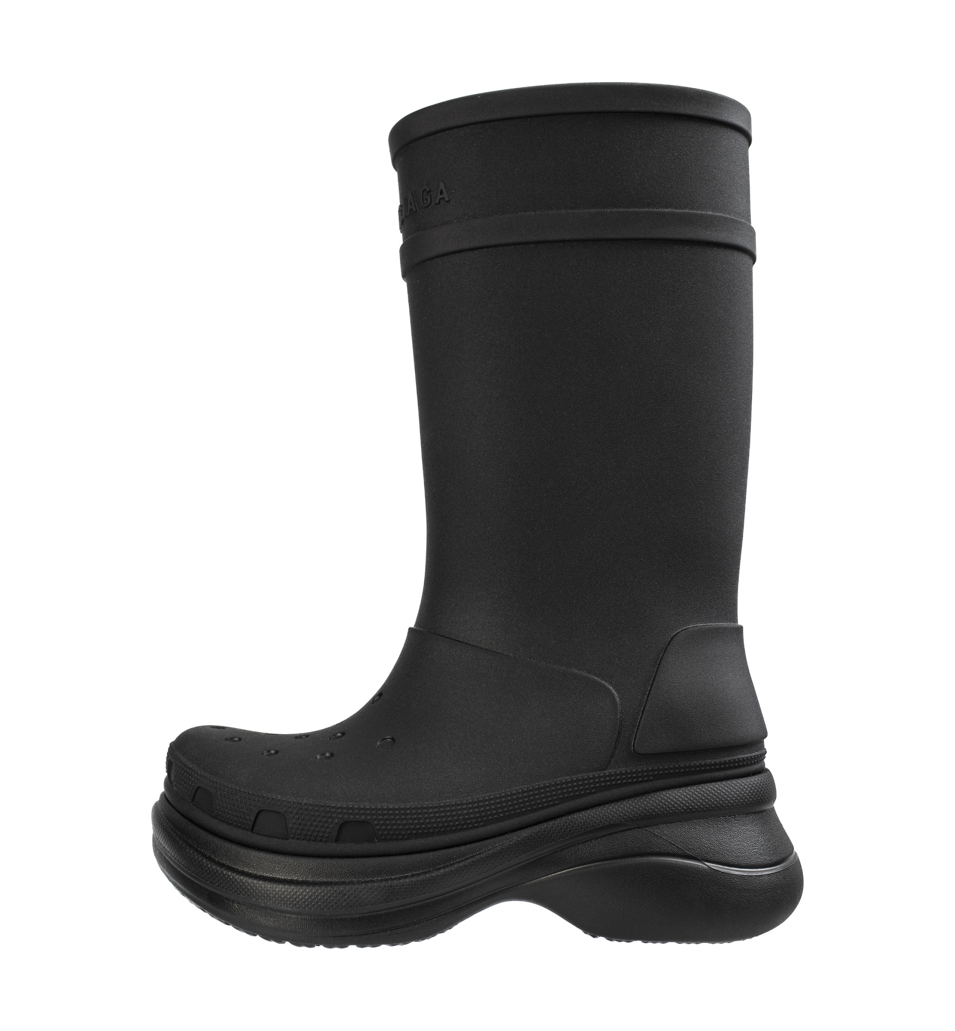 Мужские черные резиновые сапоги balenciaga x crocs Balenciaga — купить ...