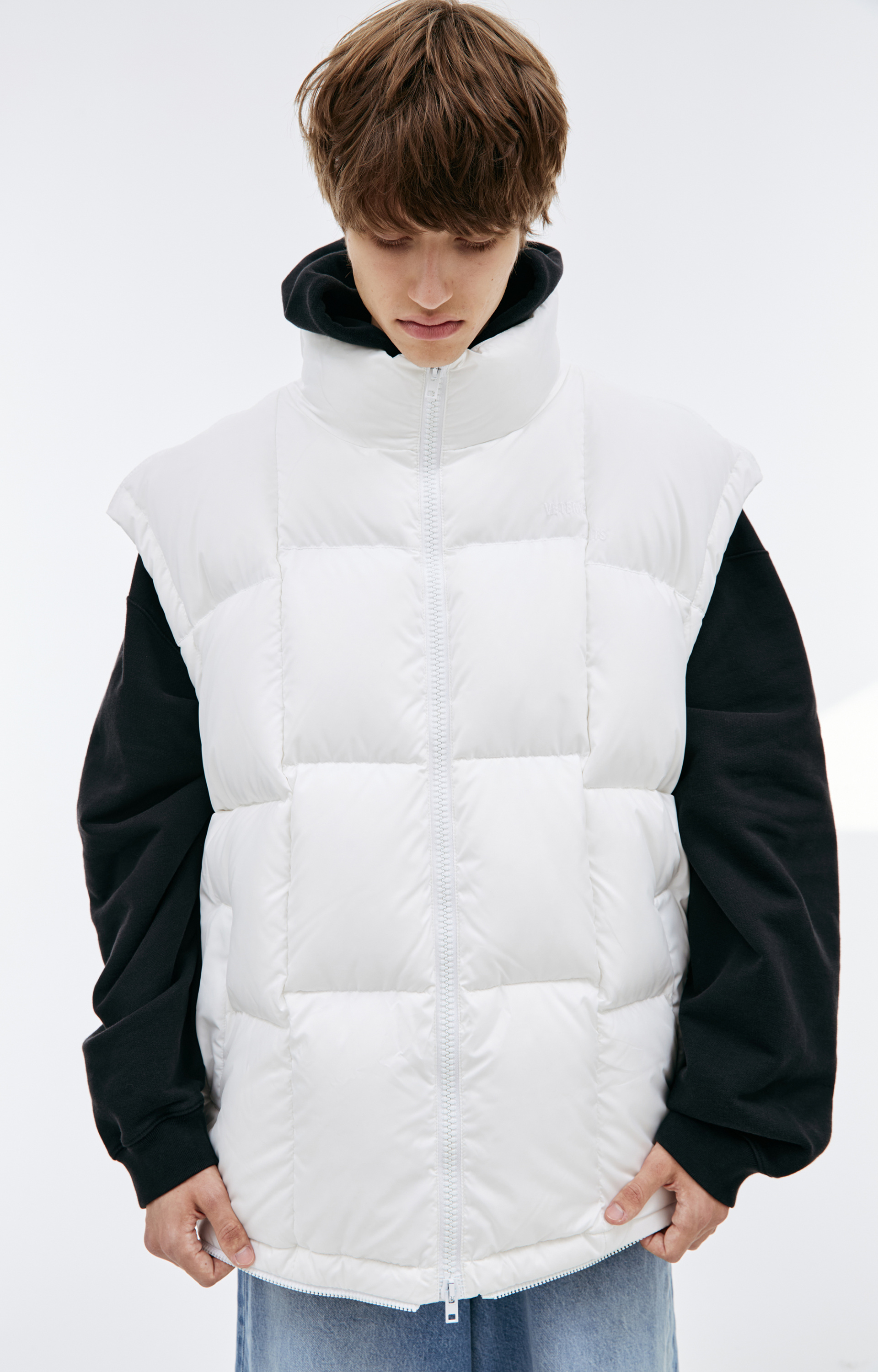 VETEMENTS White down vest