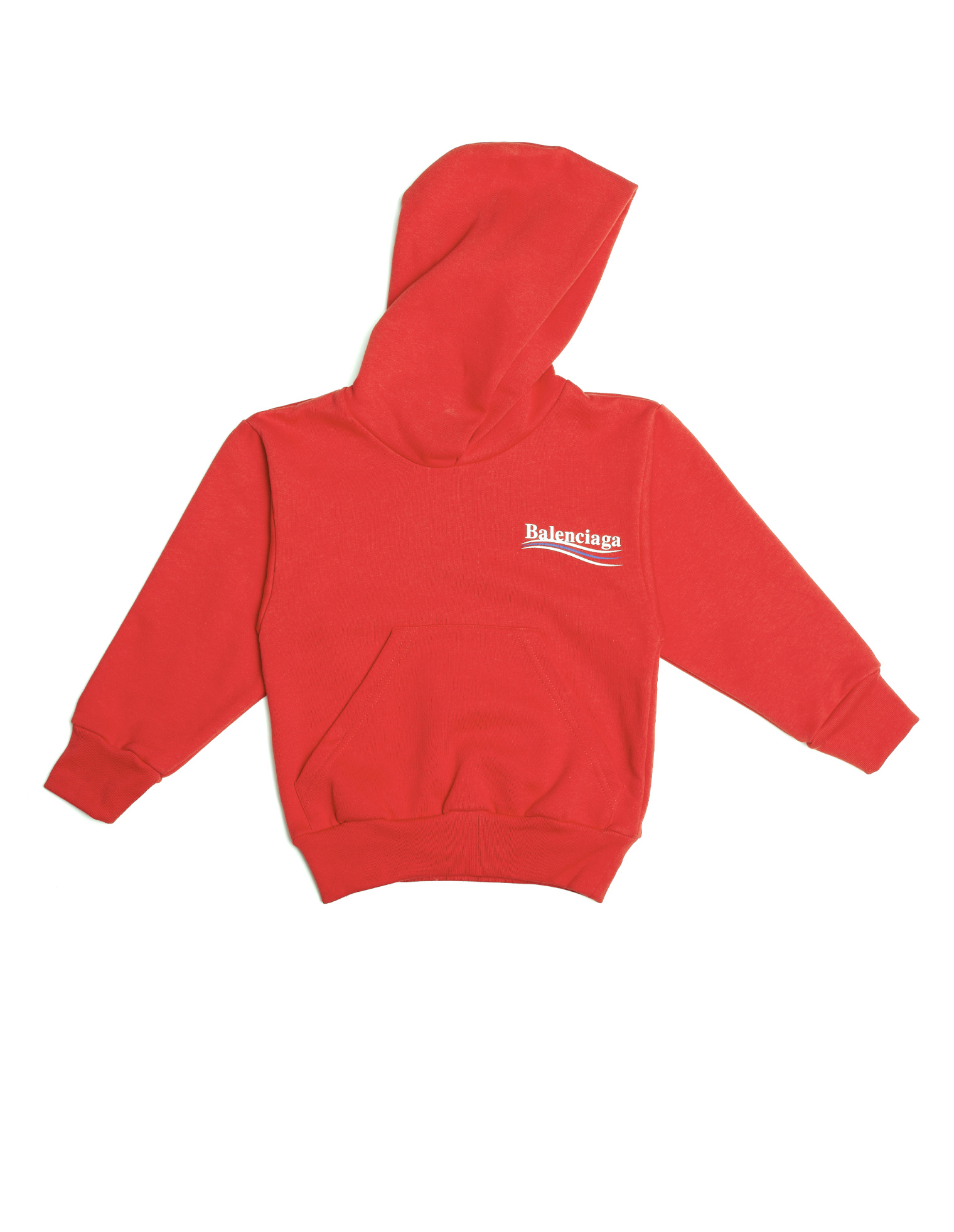 Balenciaga Kids Красная толстовка с принтом