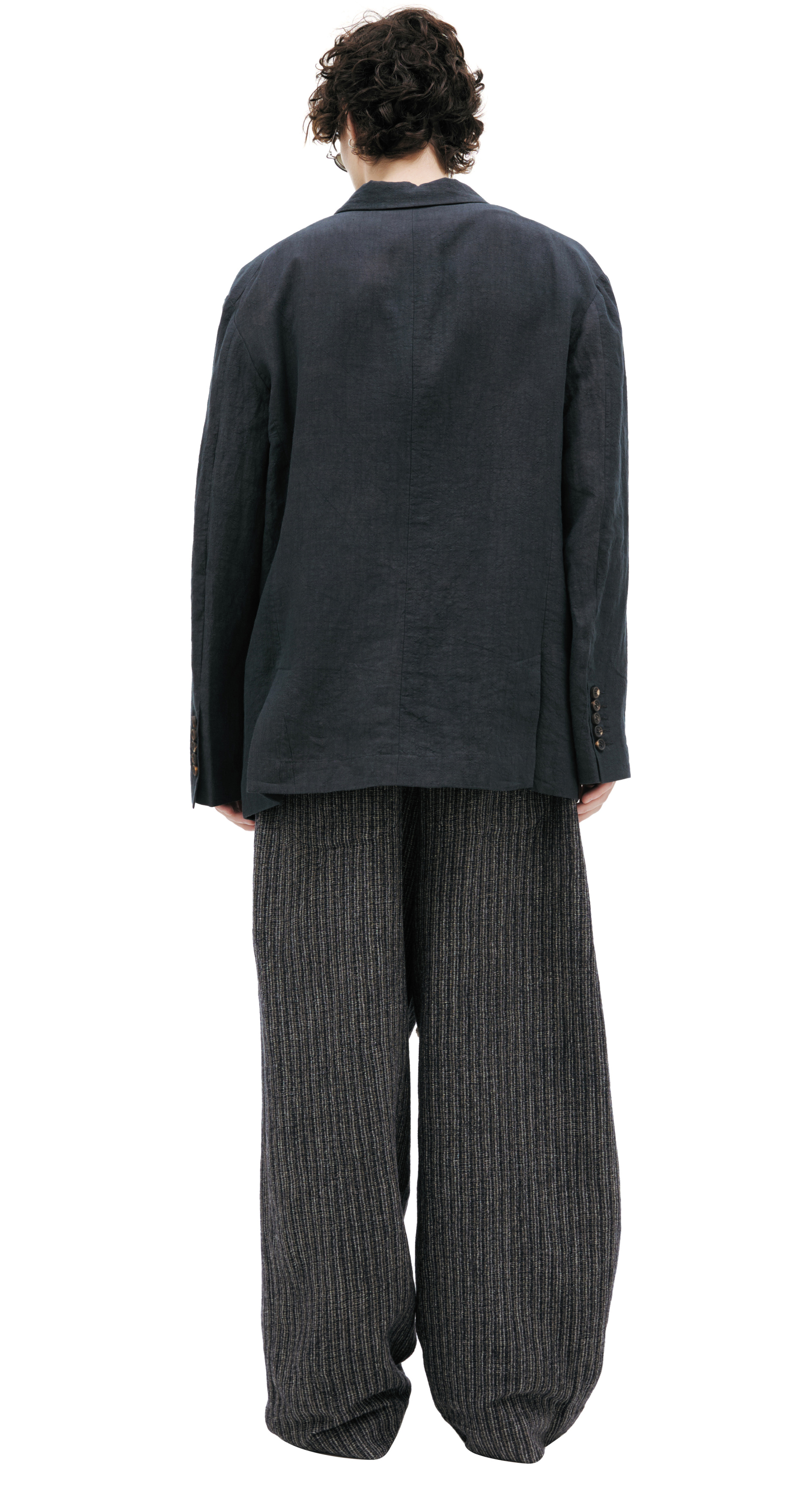 Ziggy Chen double-breasted jacket with curved seams