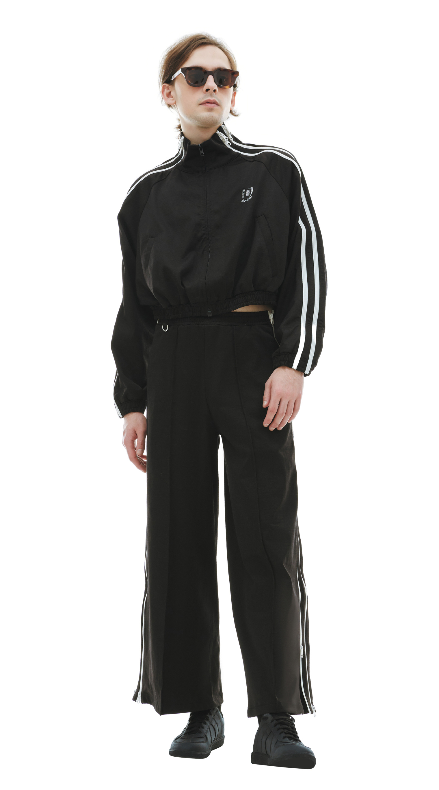Doublet Zip up track trousers