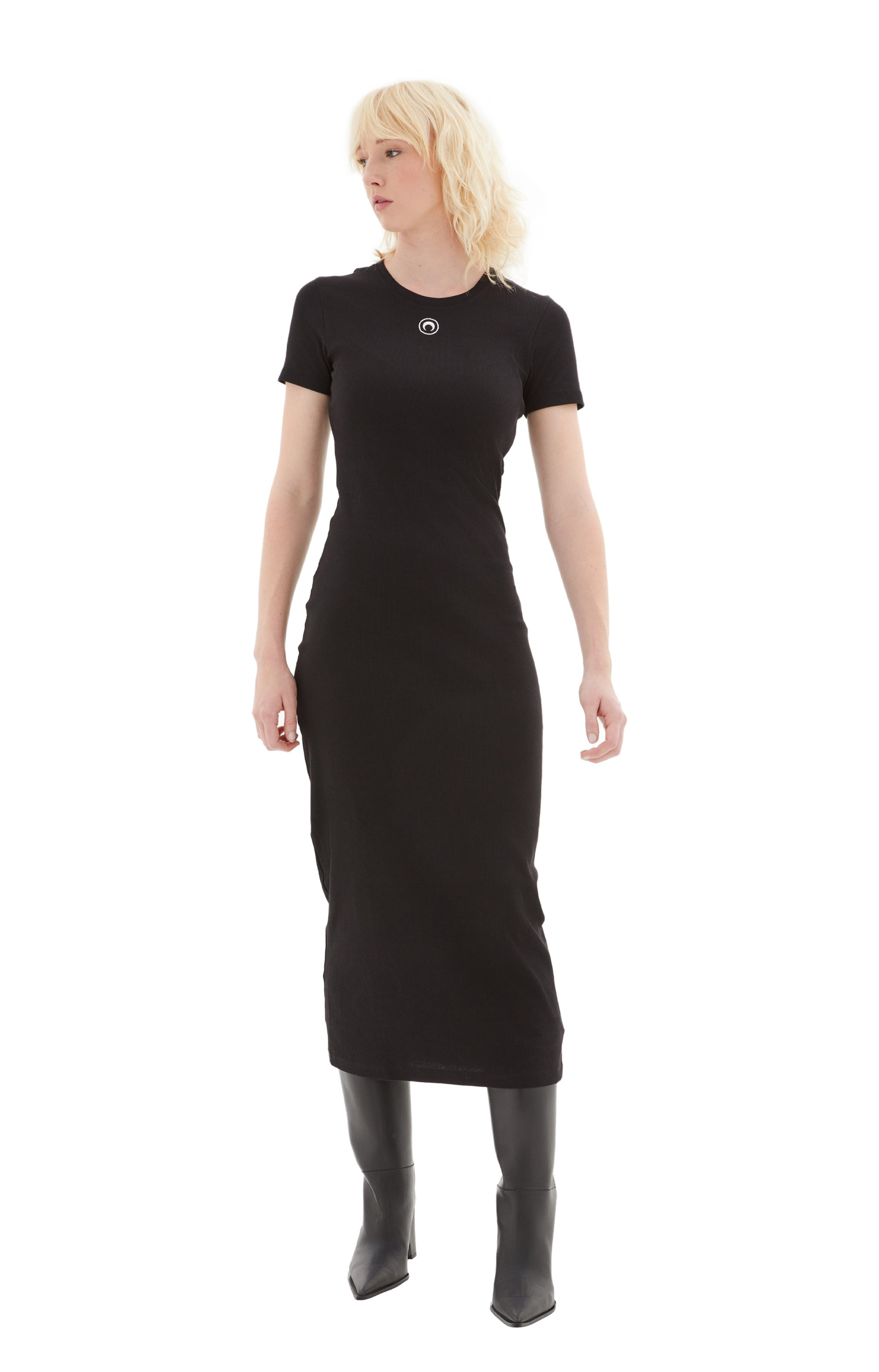 MARINE SERRE Rib Tube Dress