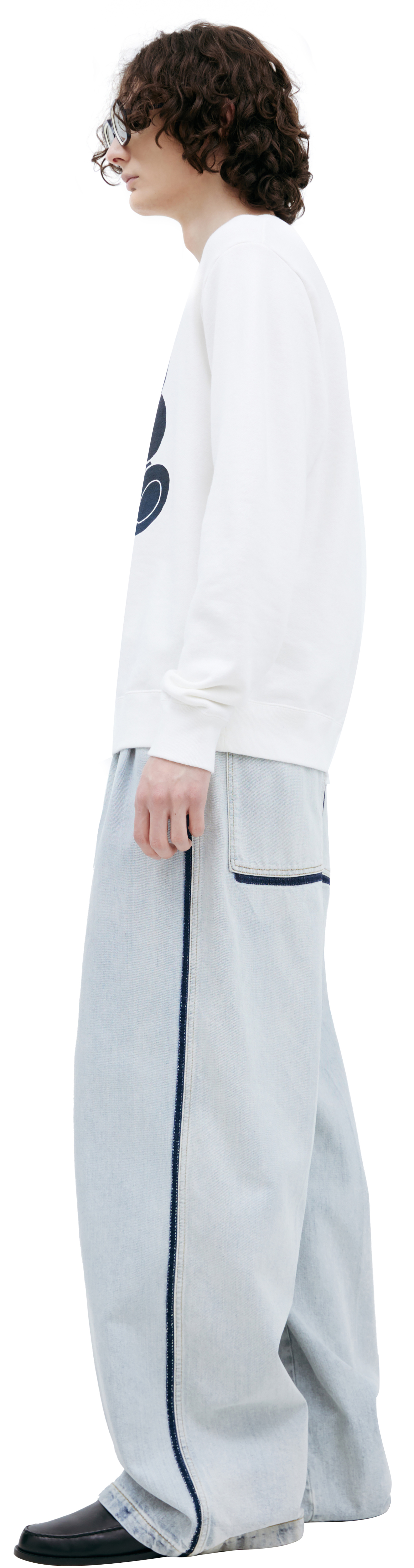 Undercover White sweatshirt with print