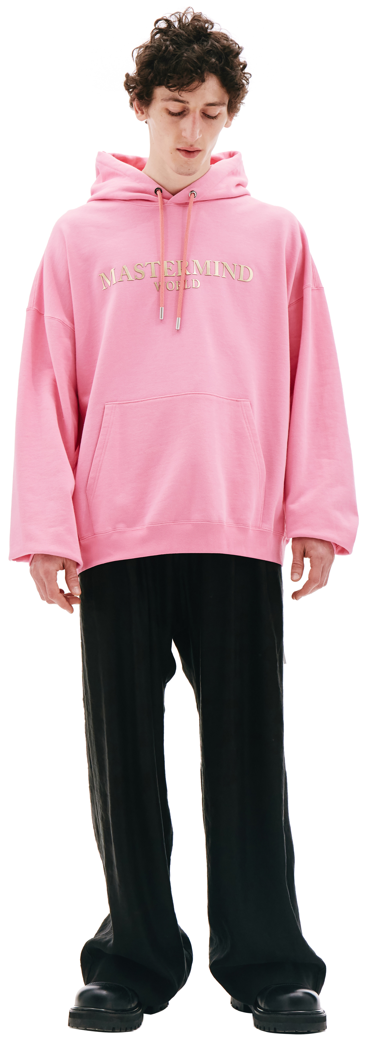 Mastermind WORLD Pink Printed Hoodie