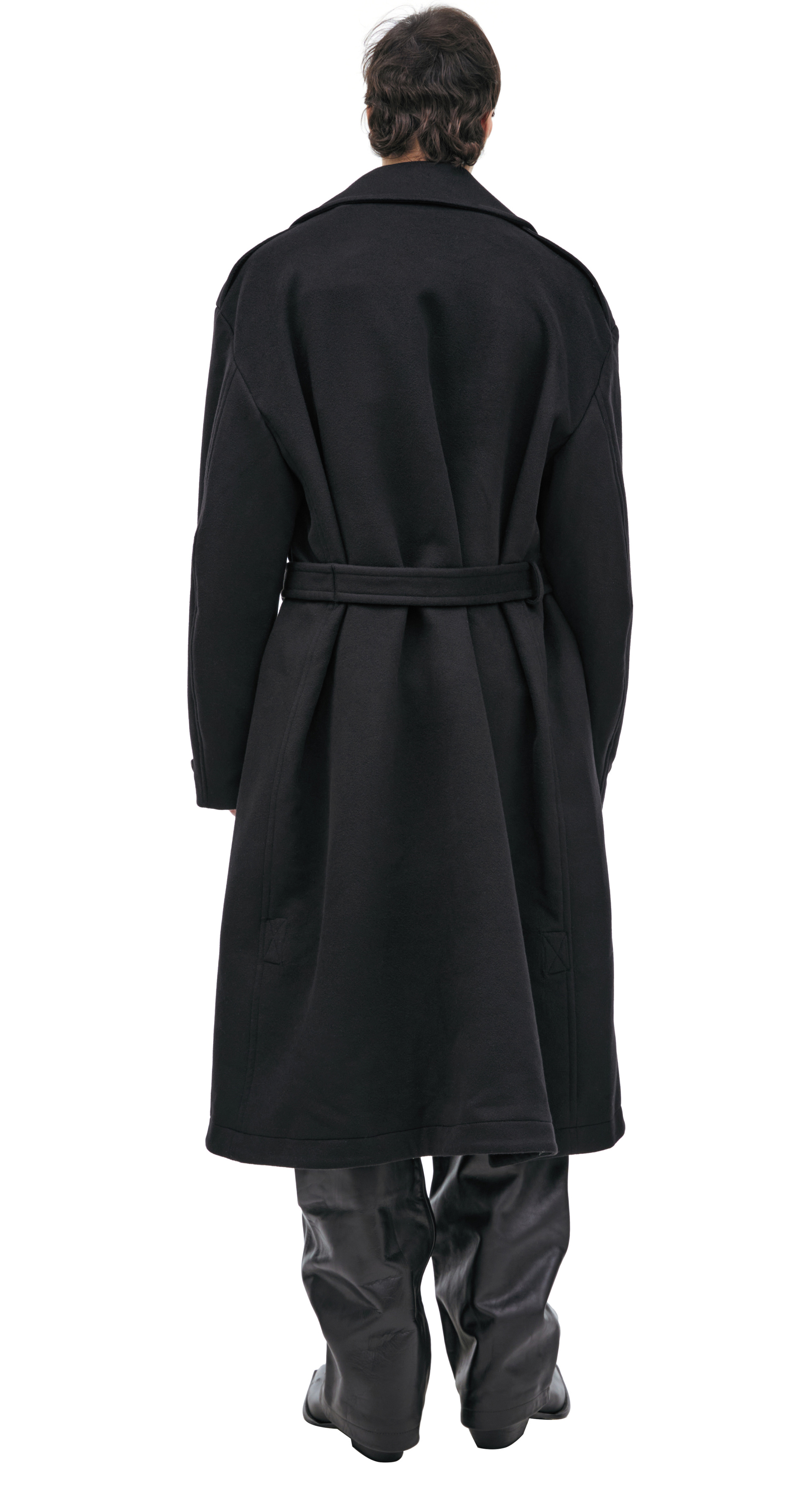 Enfants Riches Déprimés Black cashmere coat