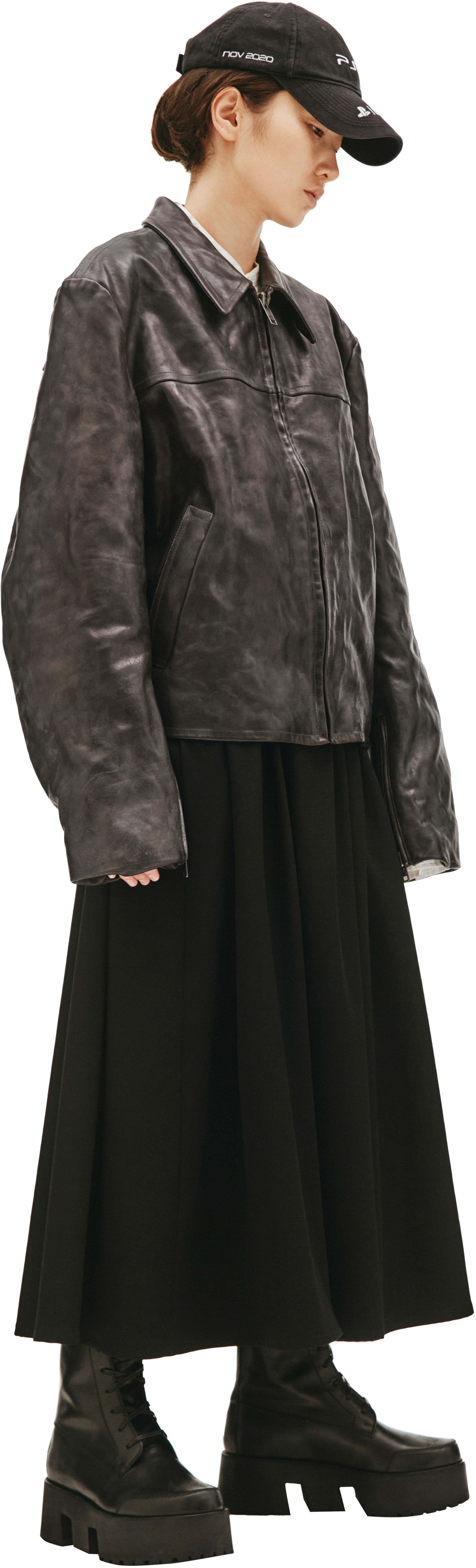 Balenciaga Black Leather Jacket