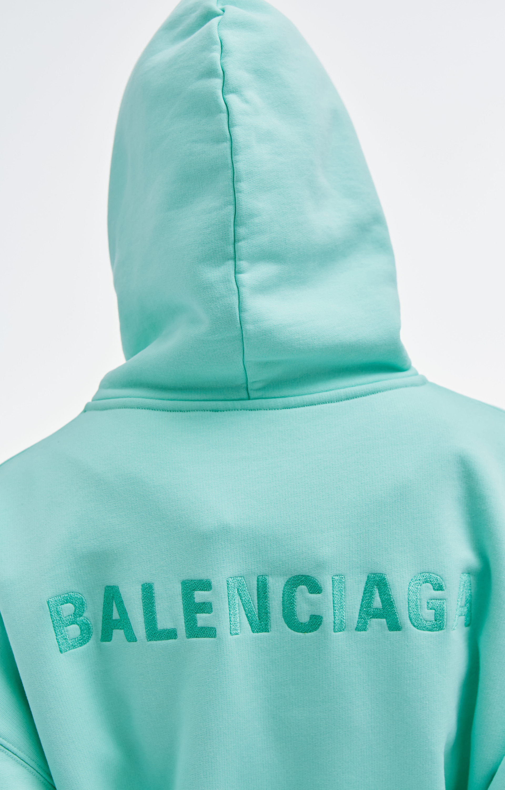 Balenciaga Mint Logo Hoodie