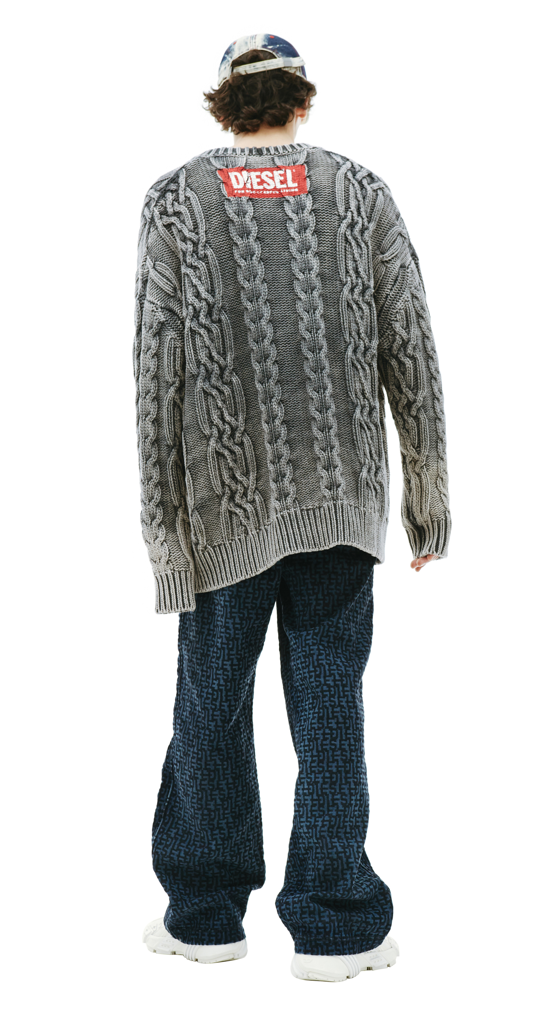 Diesel Rib knit K-Elindo Cardigan