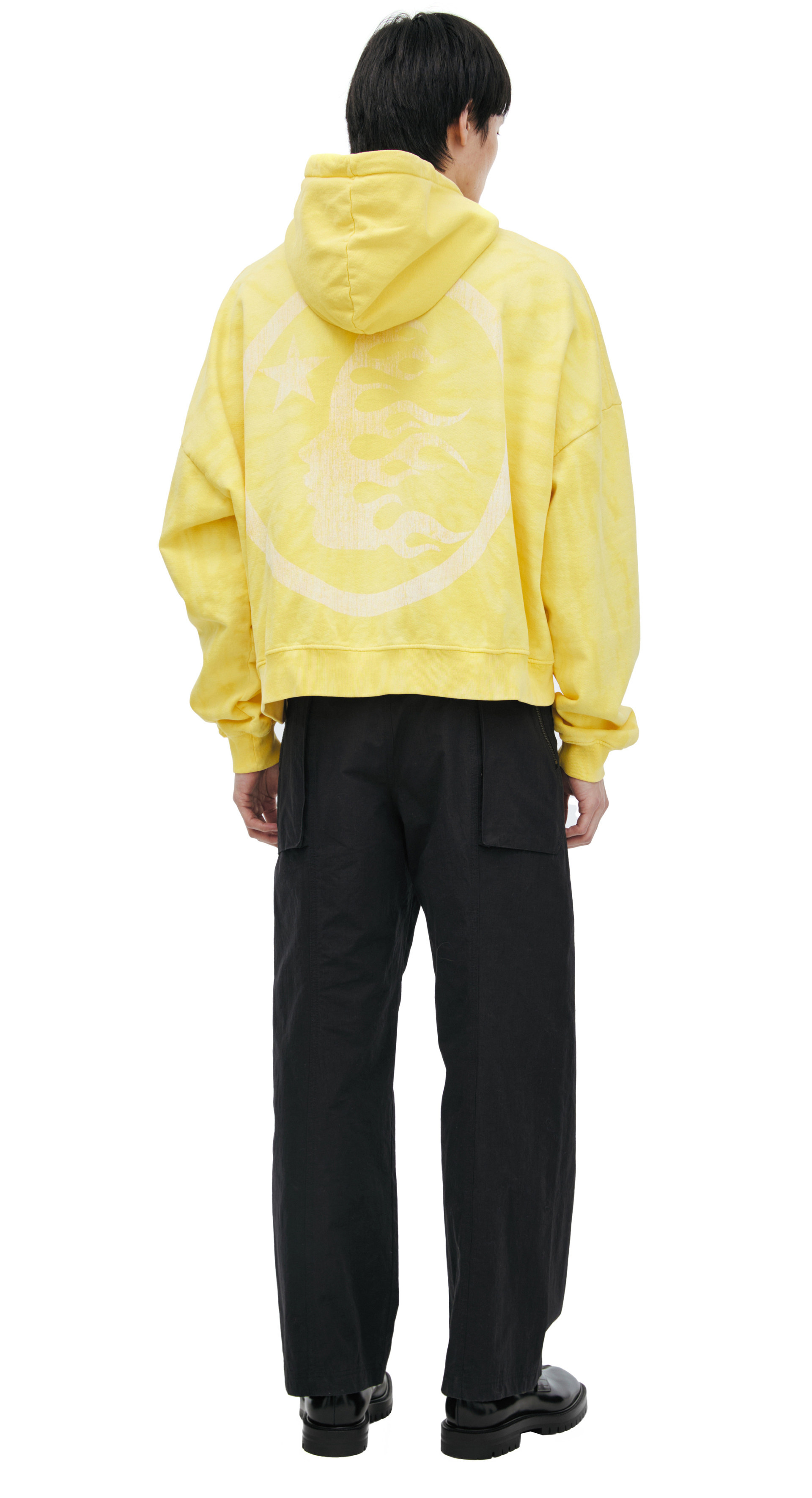 Hellstar Yellow print hoodie