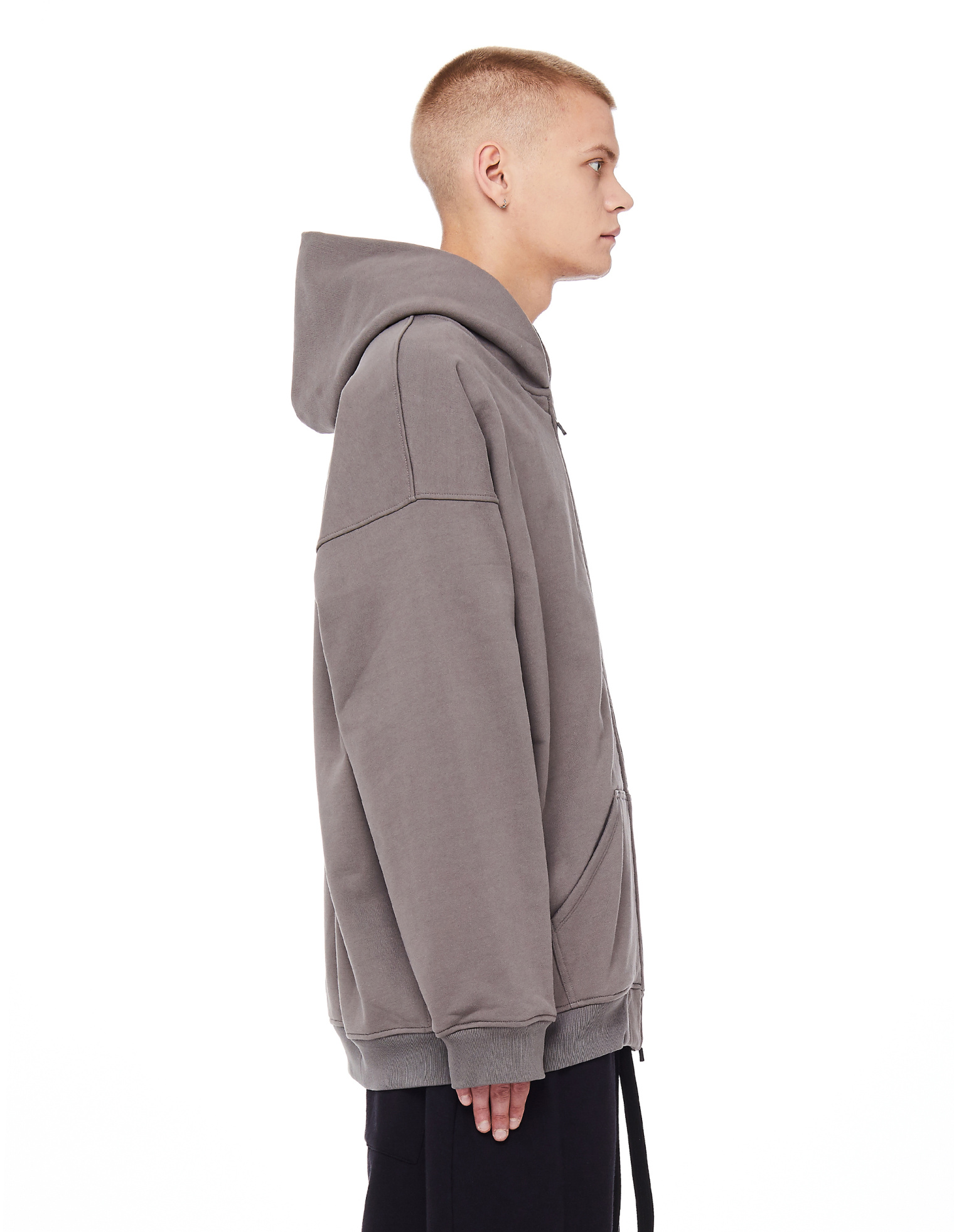 Fear of God Grey Everyday Zip Hoodie