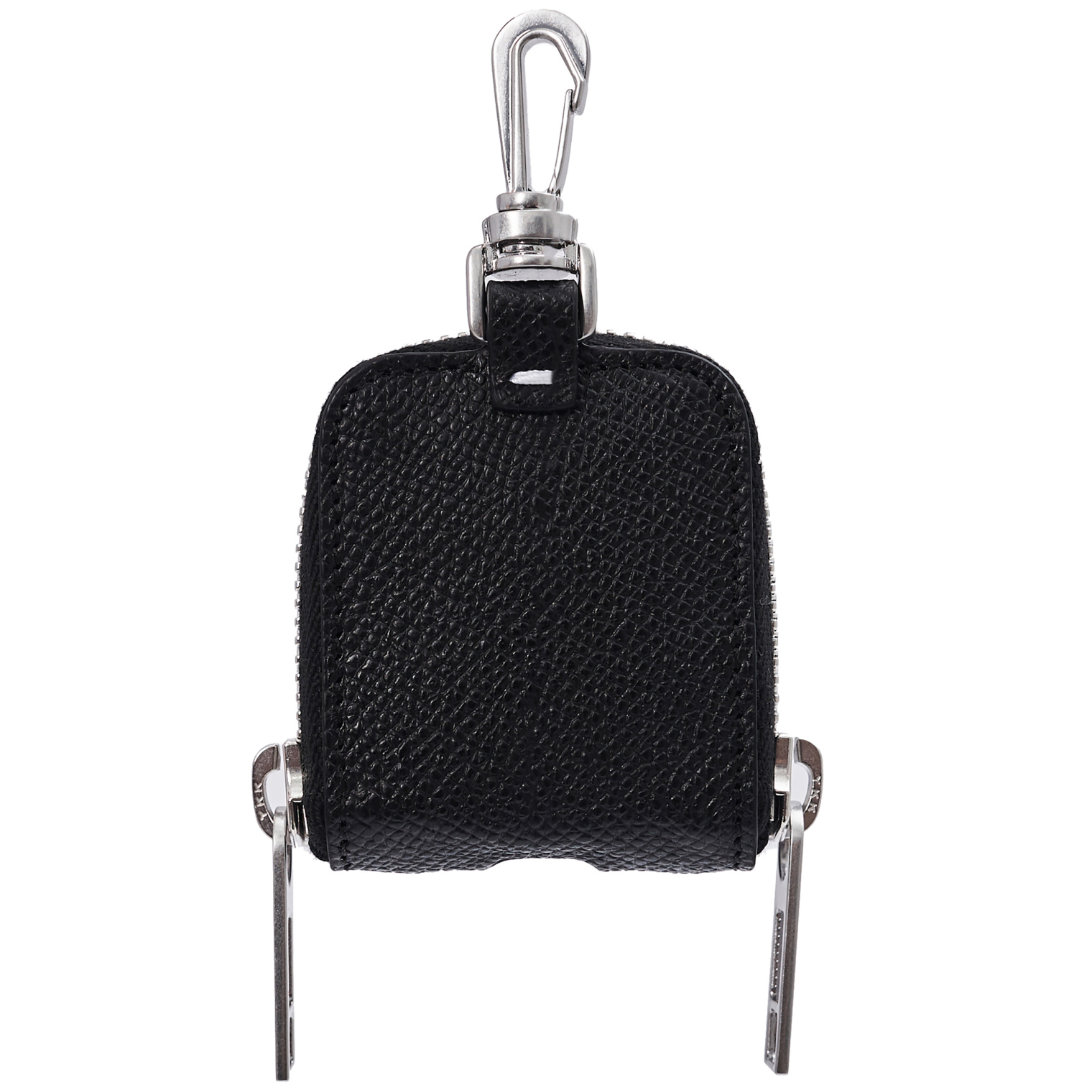 Maison Margiela Leather AirPods Case in Black