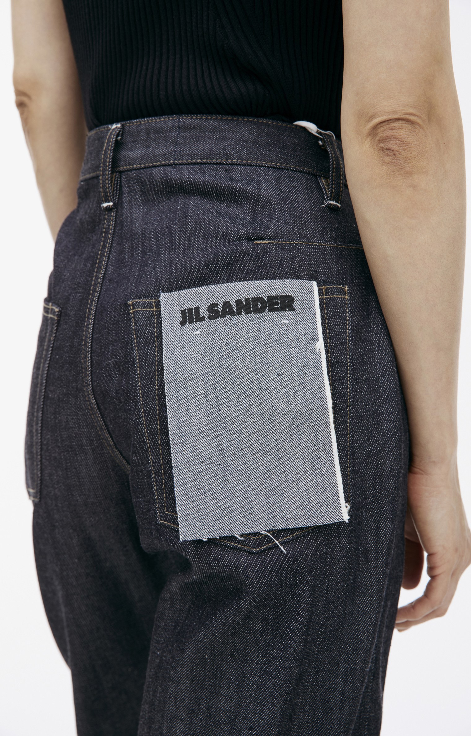 Jil Sander Jeans with a pocket patch