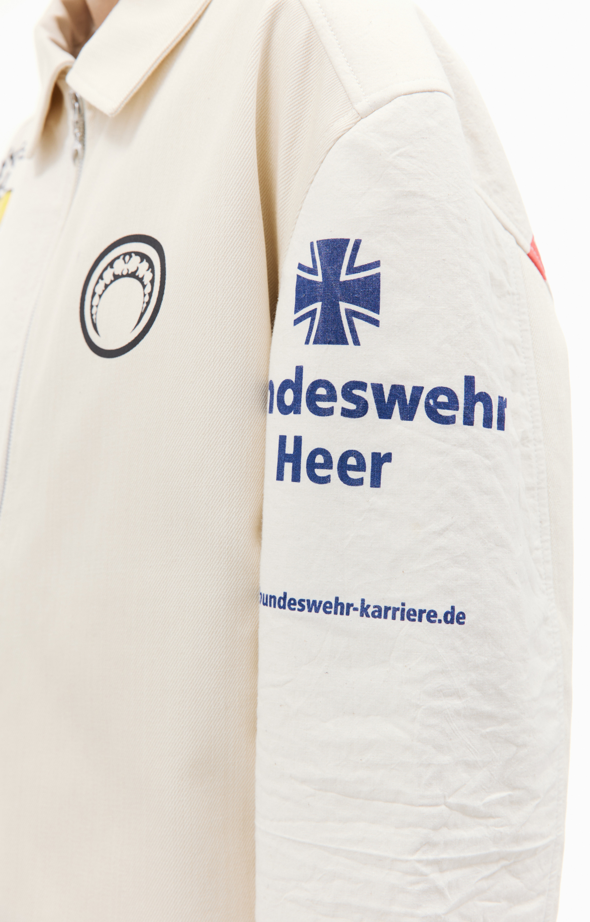 MARINE SERRE Patchwork cotton jacket