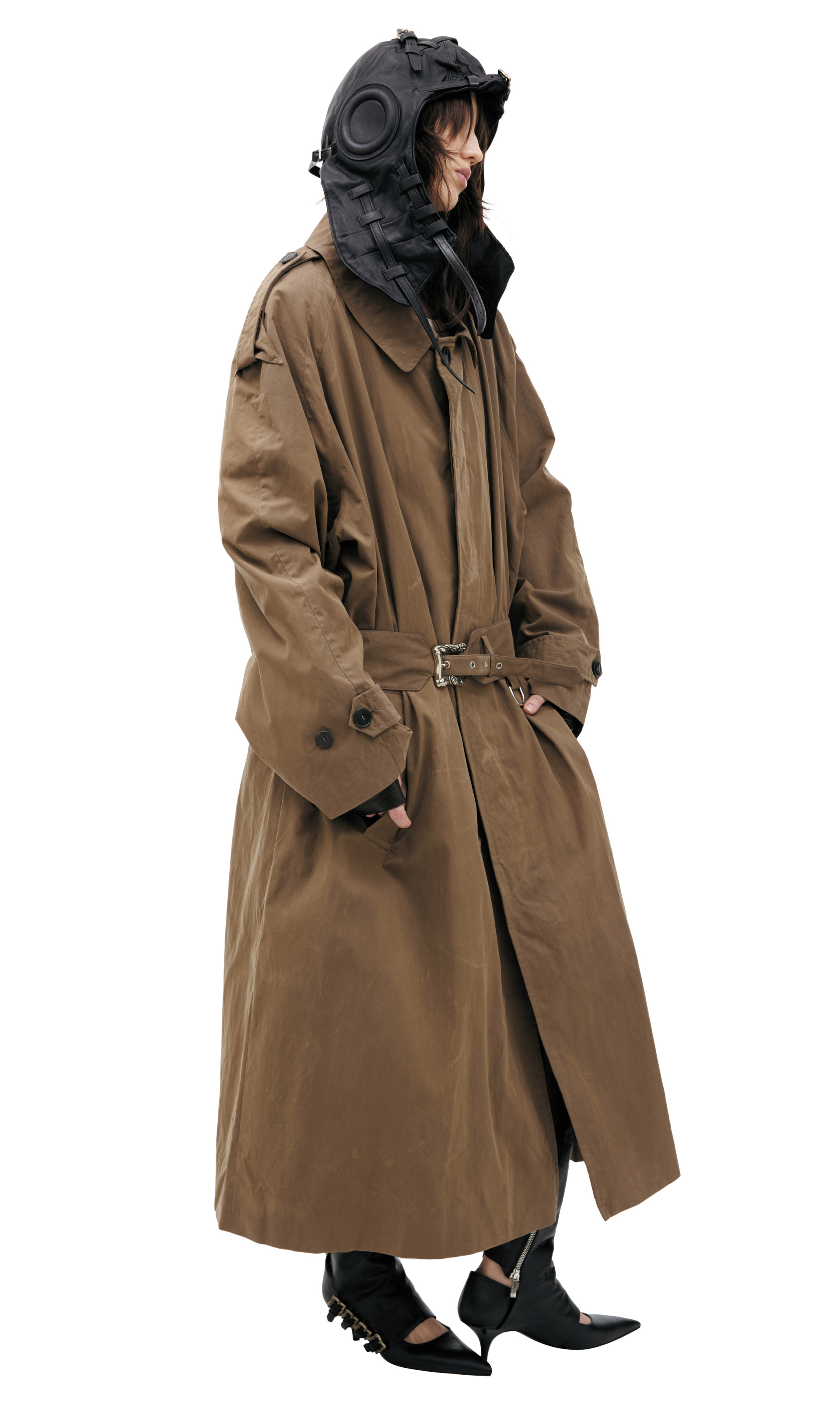 Enfants Riches Déprimés Trench coat with belt