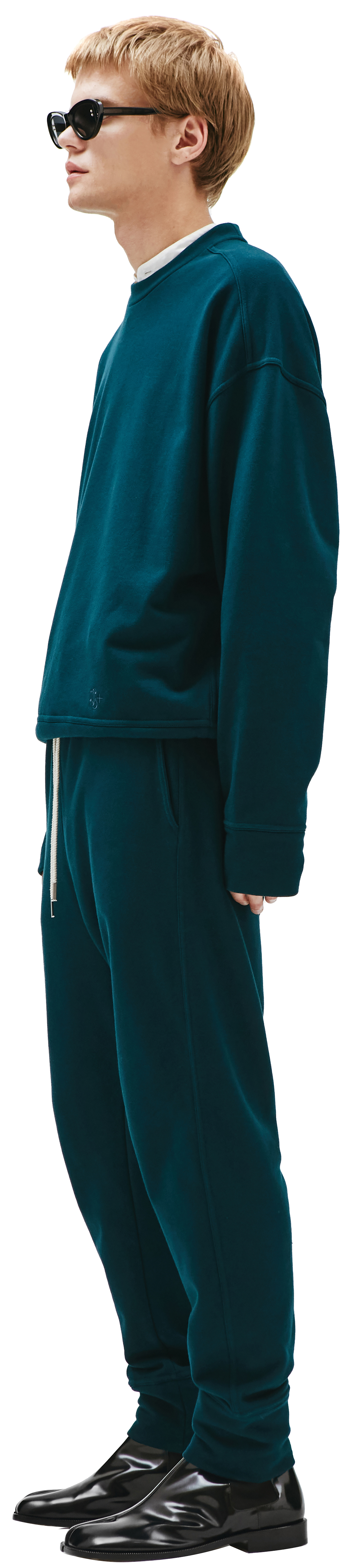 Jil Sander J Plus Embroidered Cotton Sweatpants