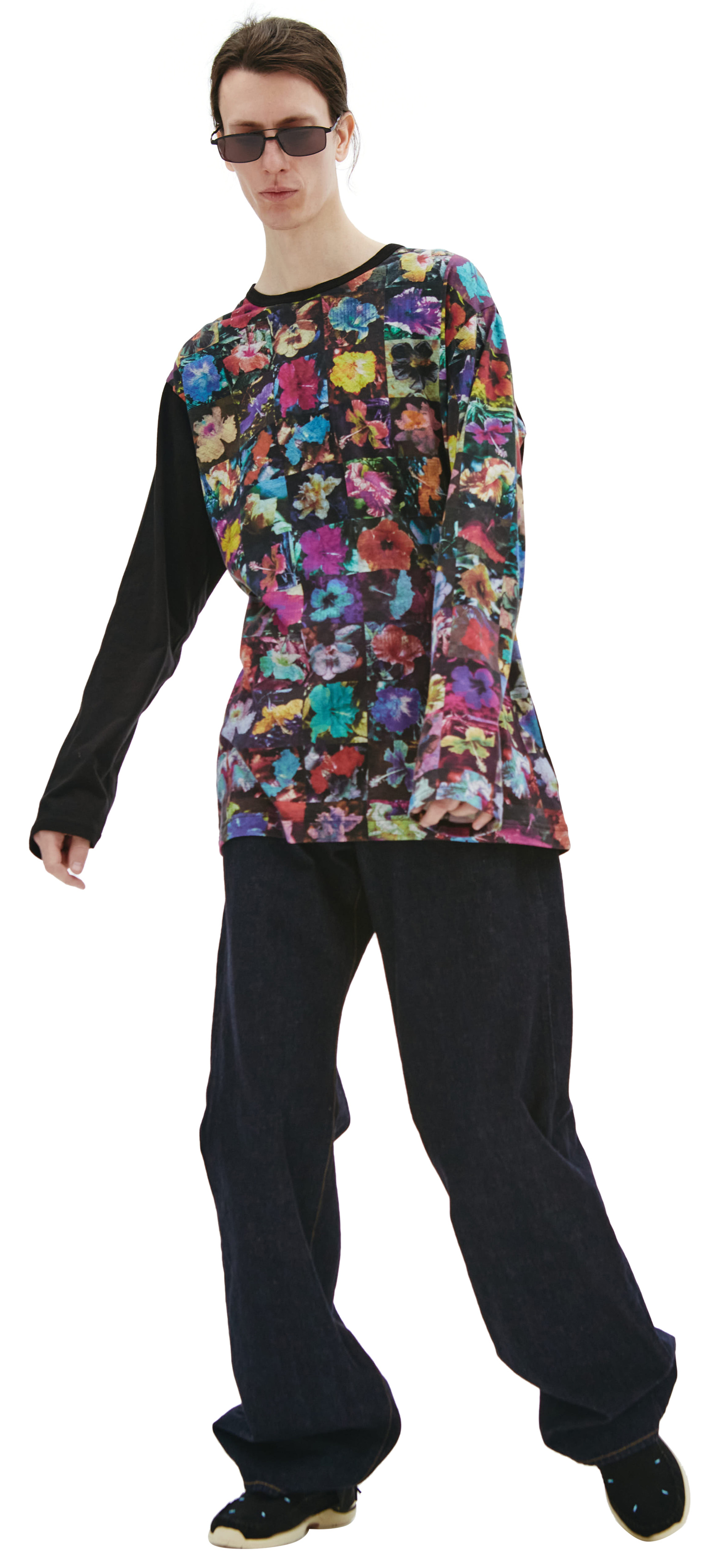 Yohji Yamamoto Flower print longsleeves